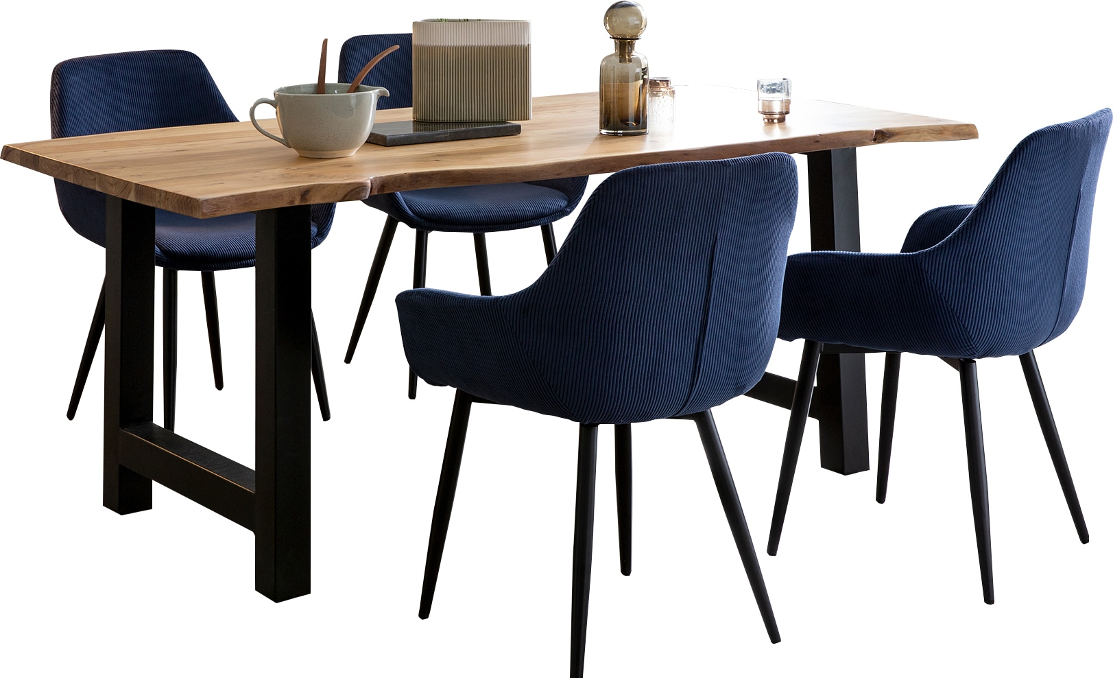 SalesFever Essgruppe, (Set, 5 tlg.), Massivholz geölt und zweifach gewachst