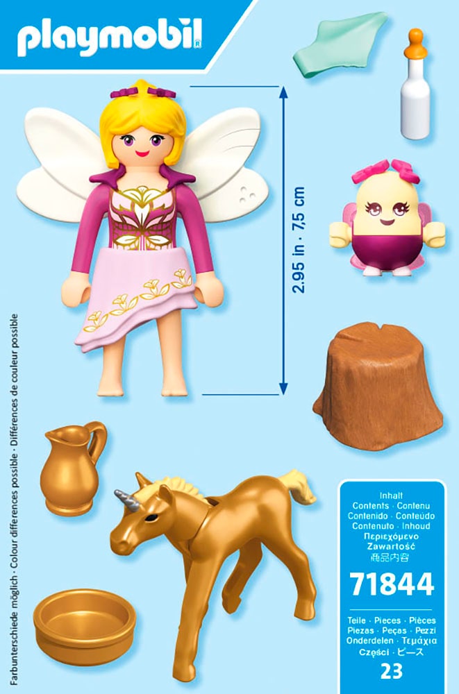 Playmobil® Konstruktions-Spielset »Goldenes Einhornfohlen mit Fee (71844), Princess Magic« Made in Europe