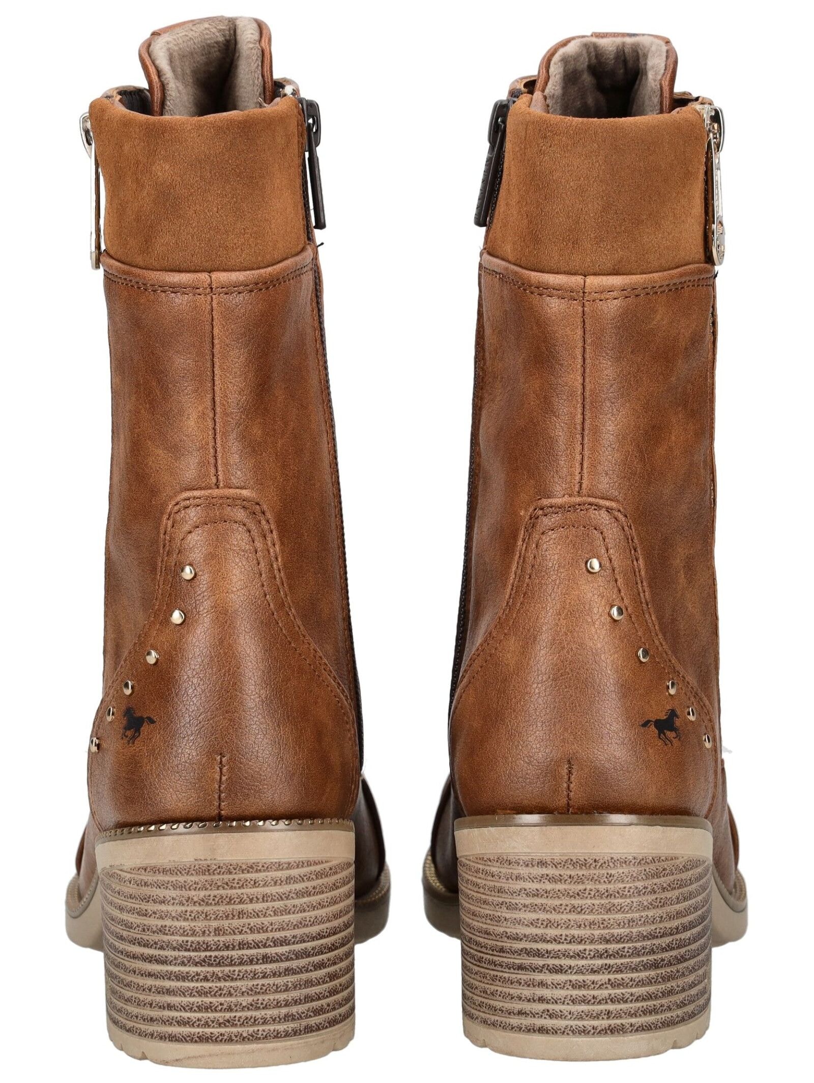 Mustang Shoes Schnürstiefelette »Mustang Shoes Stiefelette Lederimitat«