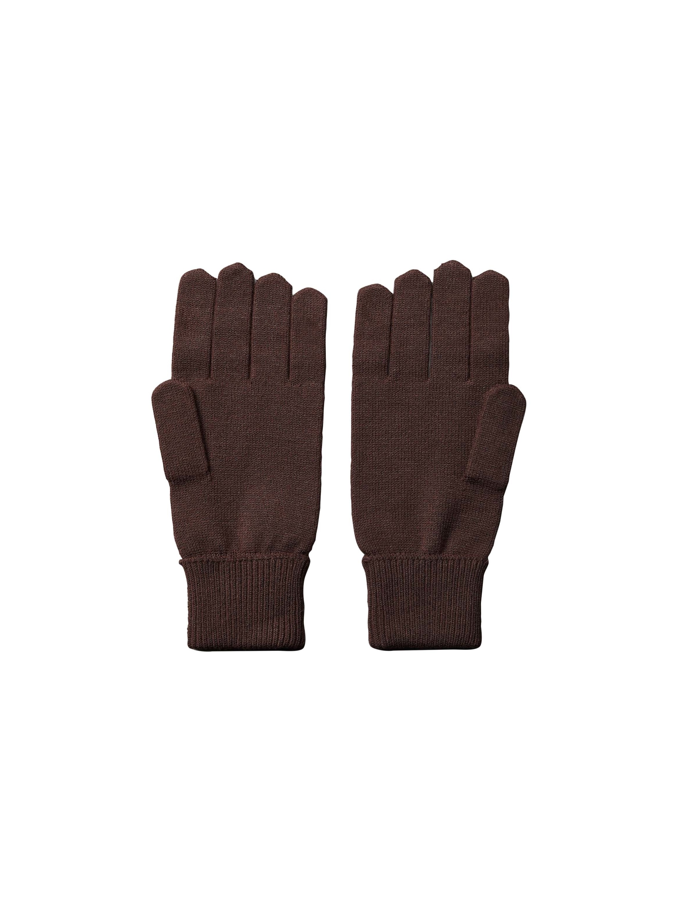 Calvin Klein Strickhandschuhe »CK FINE RIB GLOVES« Regular fit mit Markenlogo