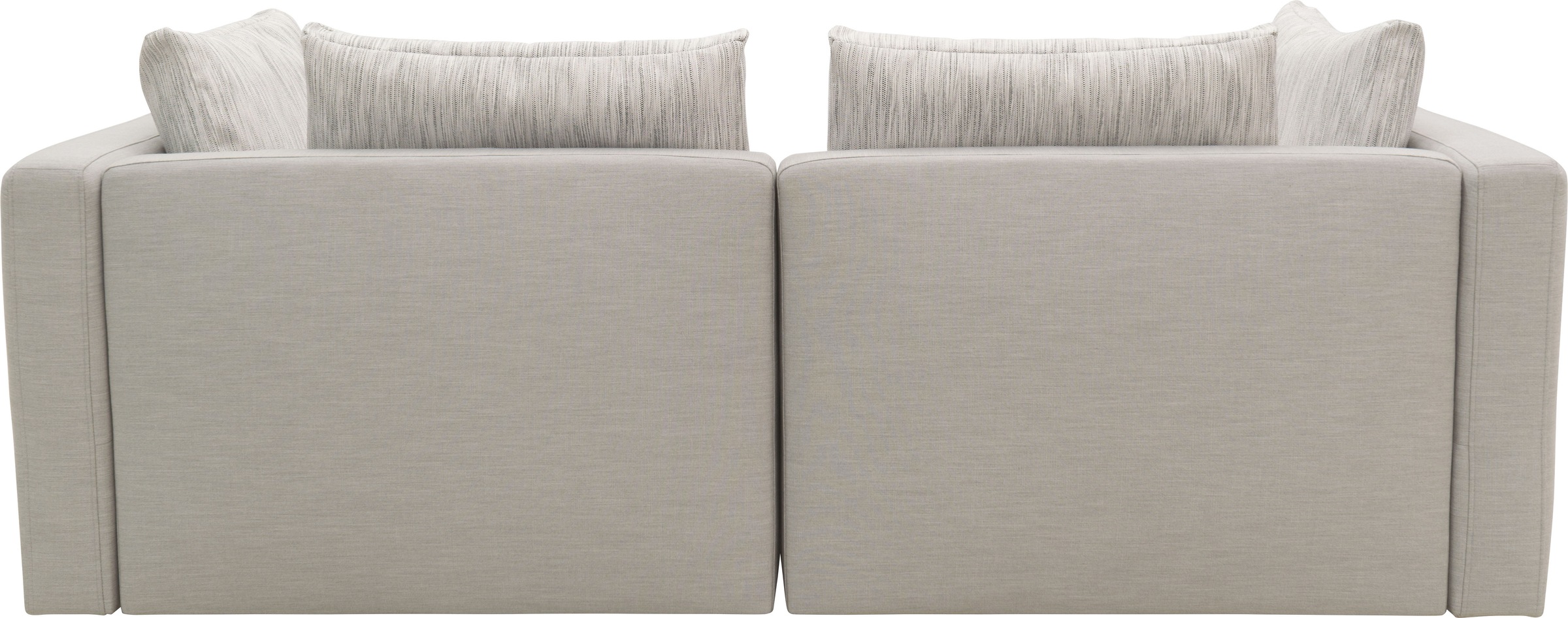 DOMO collection 2-Sitzer »Solskin, individuell erweiterbar/kombinierbar« mit losen Kissen. Rücken- und Seitenteile als Stecksystem.