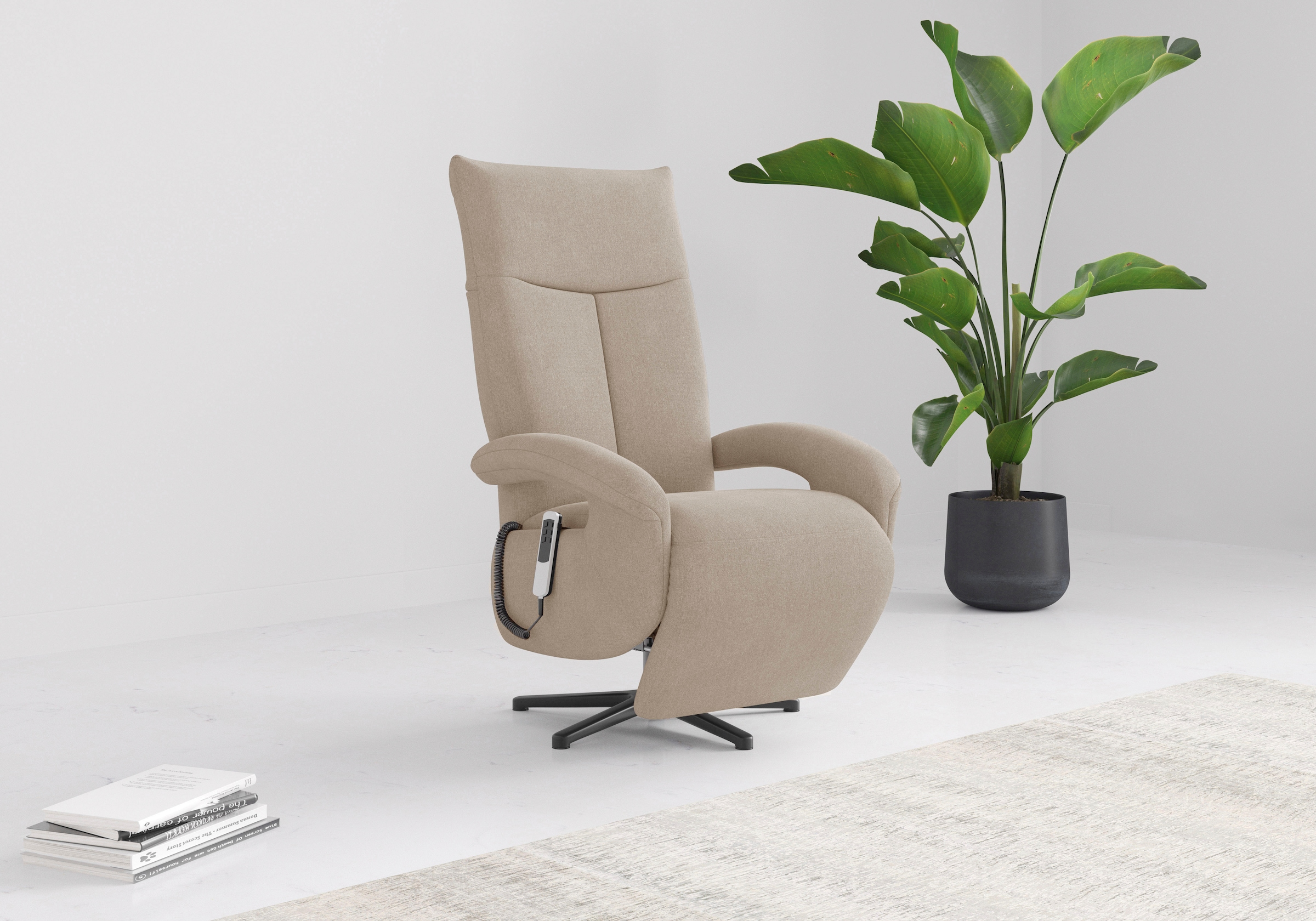 sit&more TV-Sessel »Zoe, inkl. Kopfteilverstellung & 360° Drehfunktion« wah günstig online kaufen