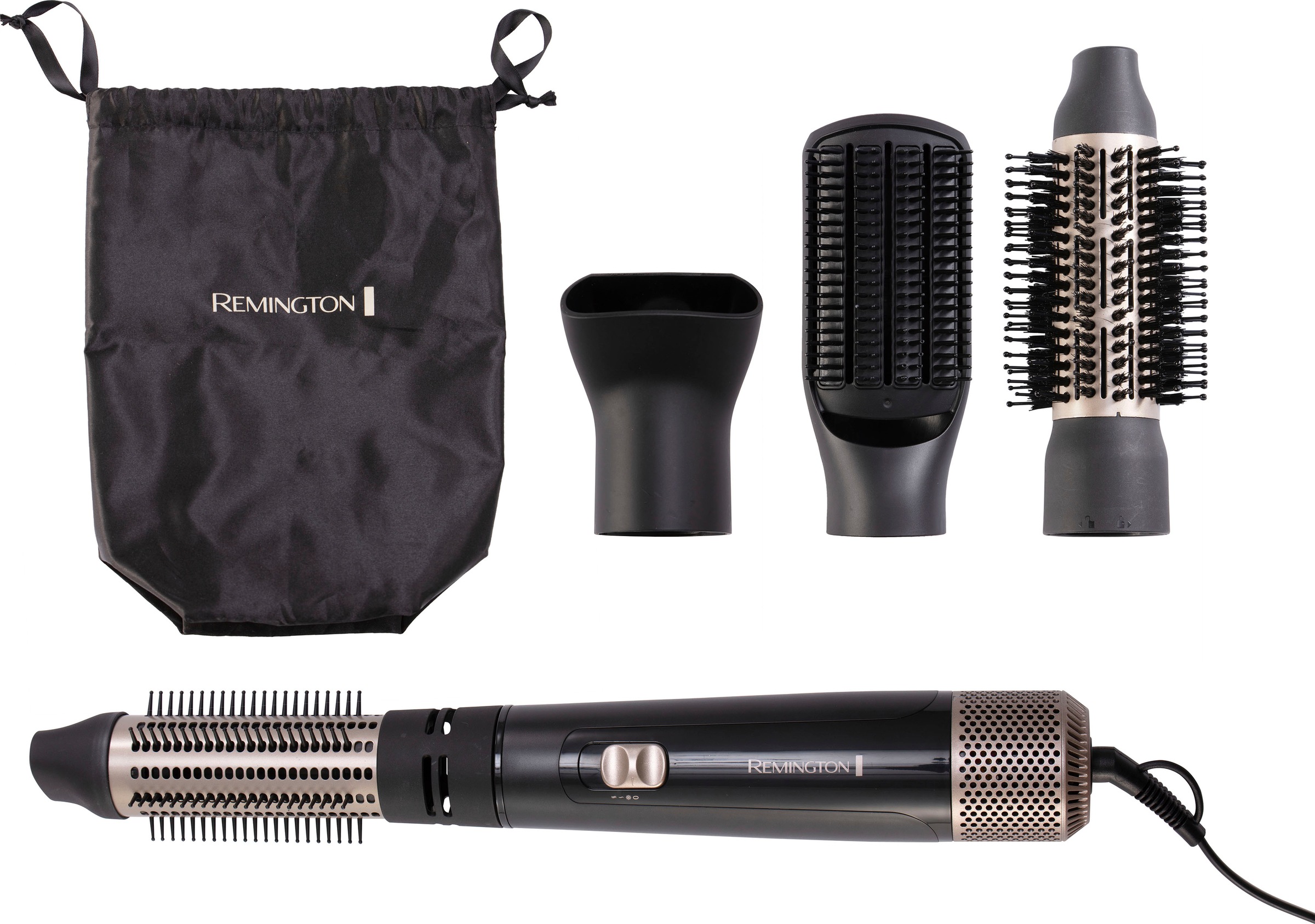 Remington Warmluftbürste »Blow Dry & Style AS7500«, 4 Aufsätze, 1.000 Watt (Airstyler/Rund-&Lockenbürste) für mittellange Haare