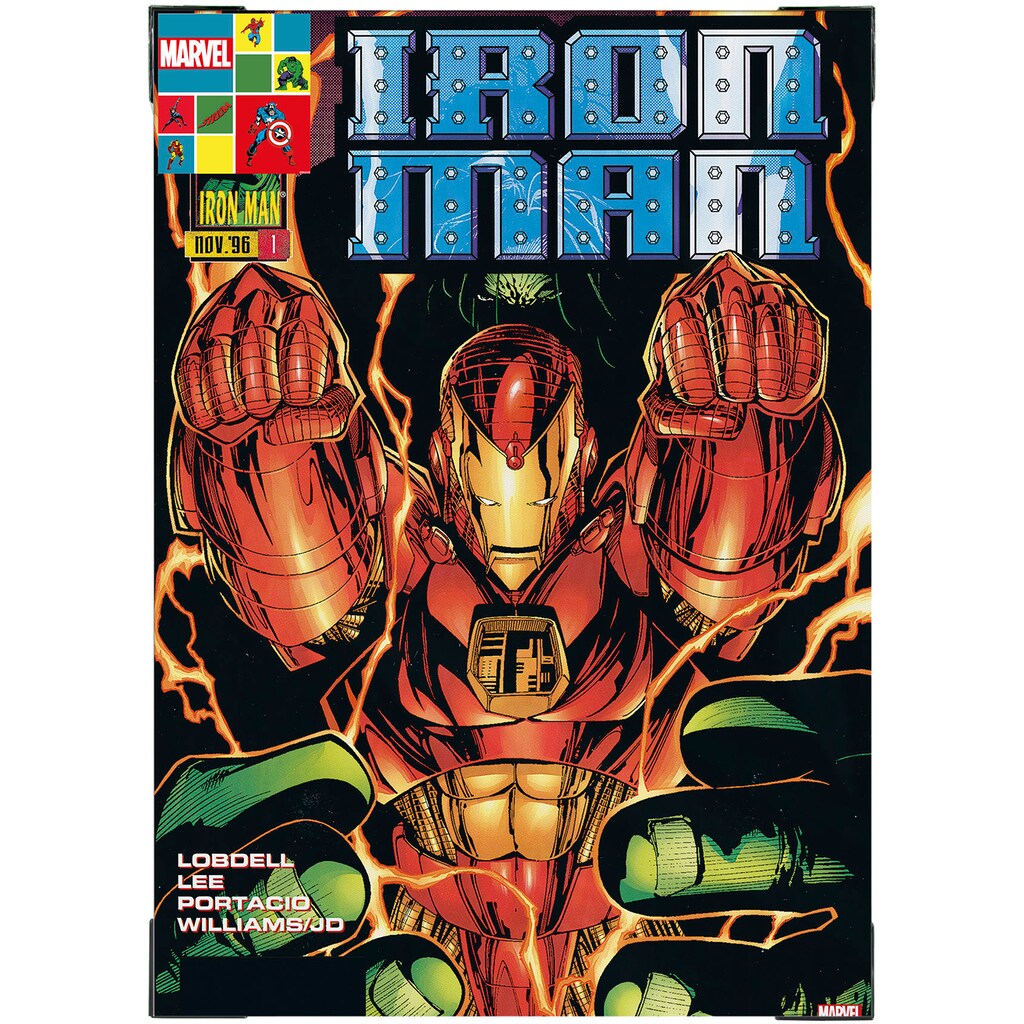 MARVEL Leinwandbild »Iron Man«, (1 St.)