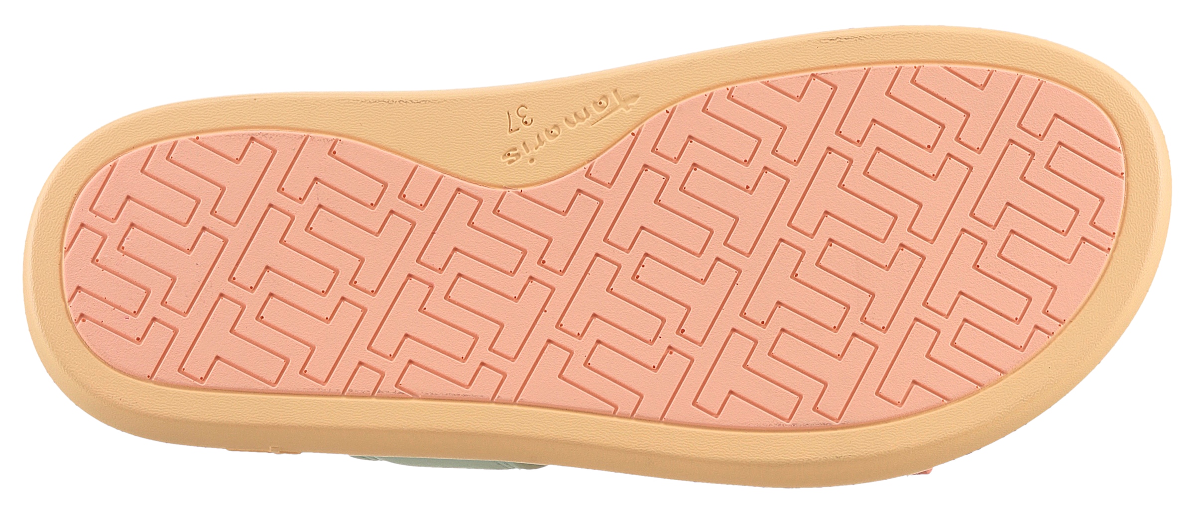 Tamaris Riemchensandale, Plateau, Sommerschuh, Klettschuh, Sandalette in veganer Verarbeitung