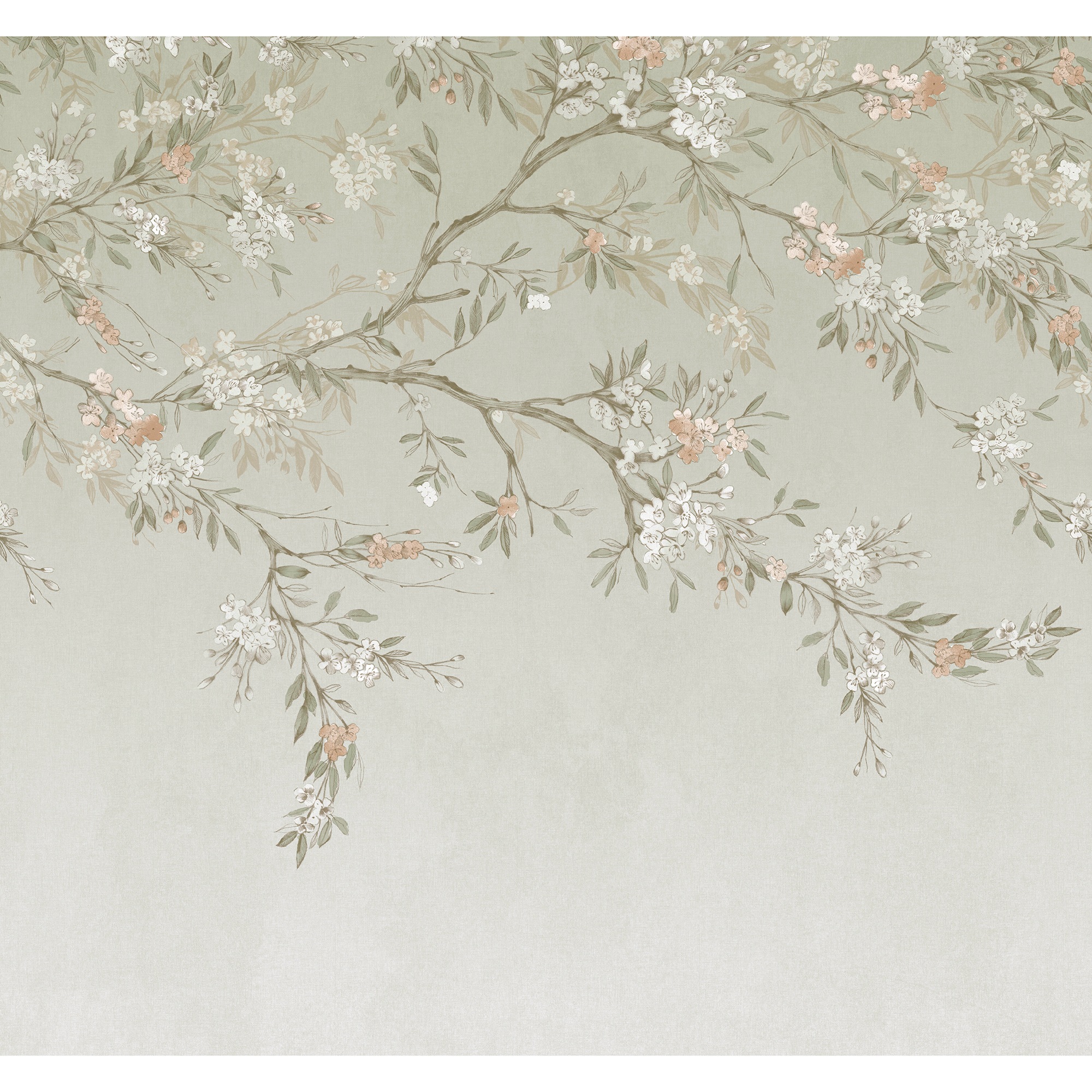Art for the home Fototapete »Blütenpfad« geblümt glatt Design Tapeten günstig online kaufen