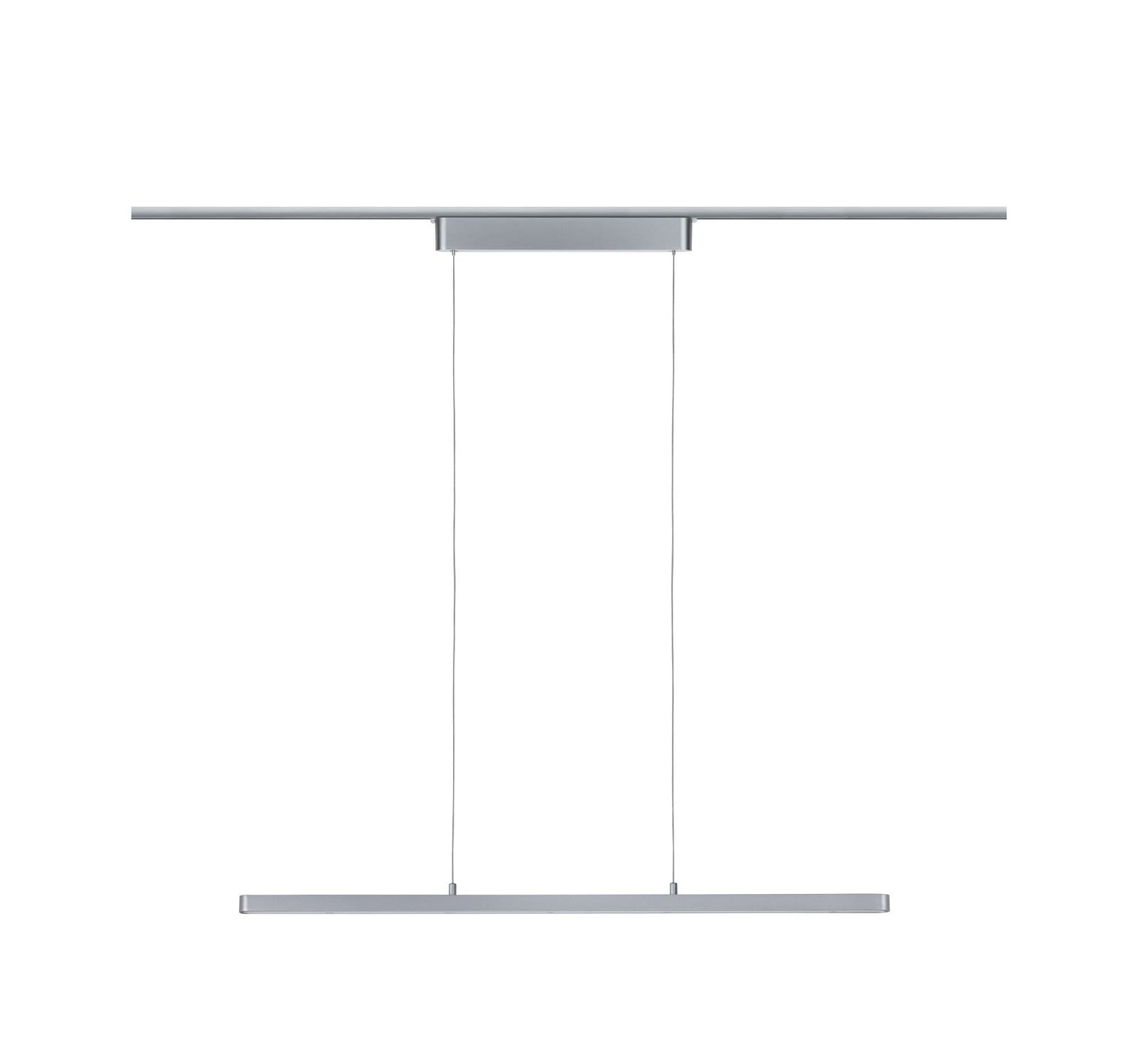 Paulmann Schienensystem-Leuchten »URail Pendel Smart Home Lento 3x1800lm 3x13,5W 230V Chrom matt«, Zigbee 3.0 Tunable White dimmbar