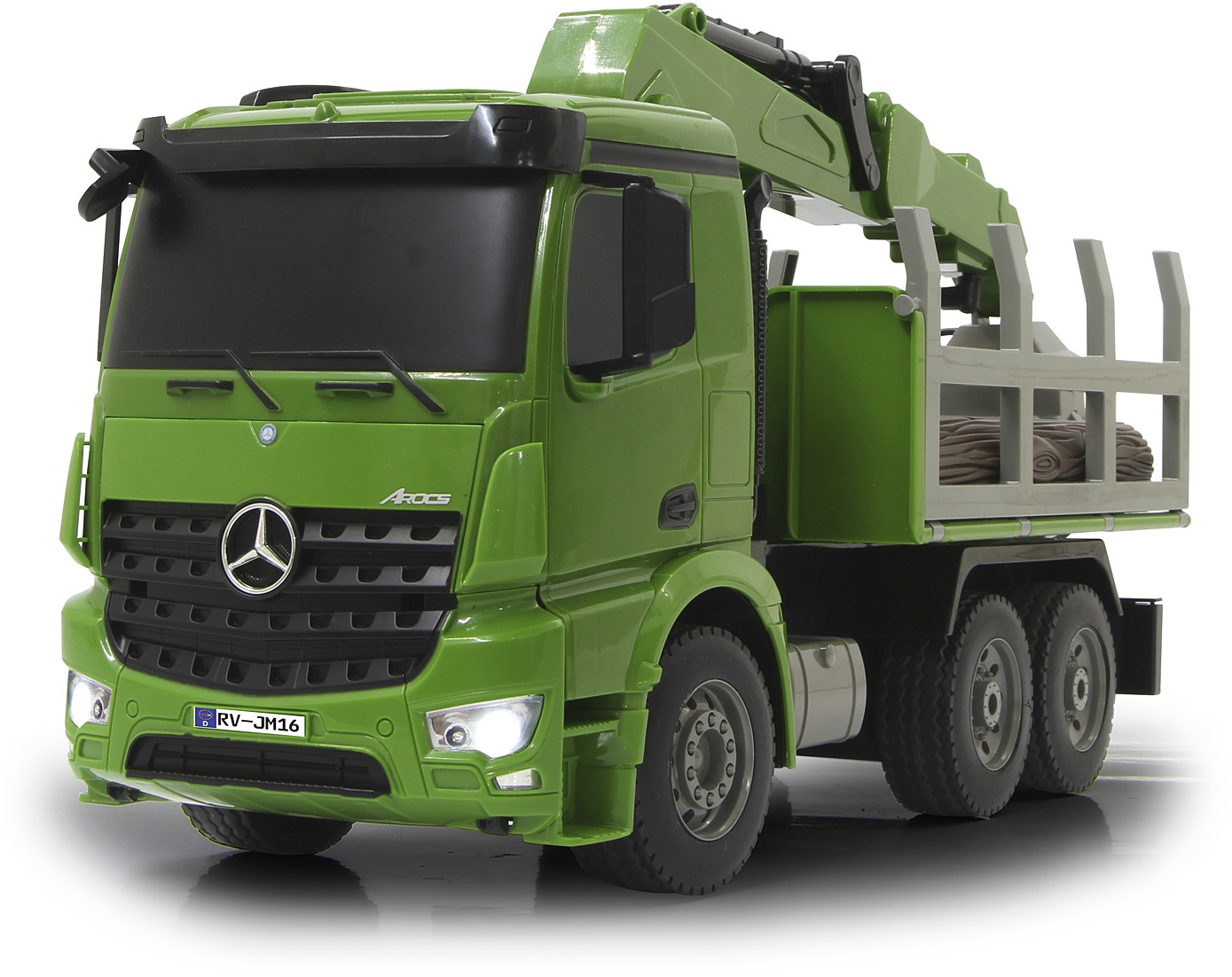 Jamara RC-LKW »Holztransporter Mercedes-Benz Arocs 1:20 - 2,4 GHz«, mit Licht & Sound