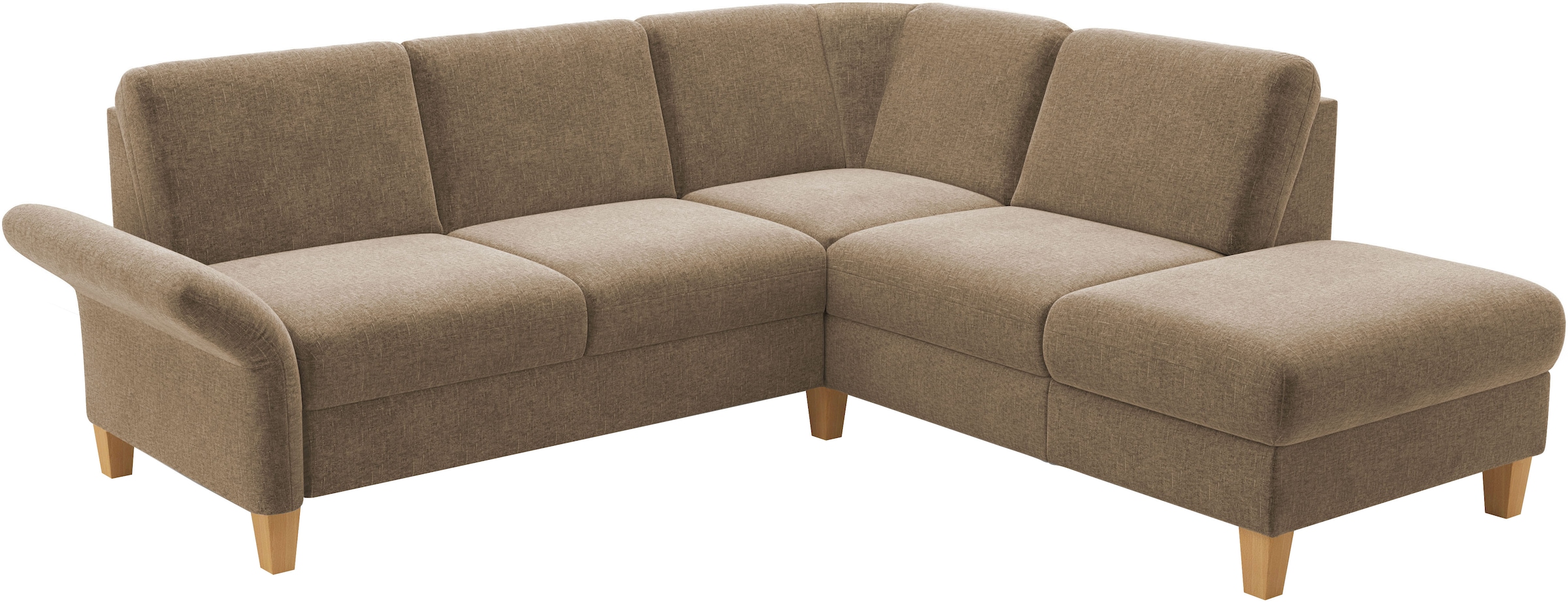 Home affaire Ecksofa »Rochelle, L-Form«, wahlweise mit Armteilverstellung, Bettfunktion und Bettkasten
