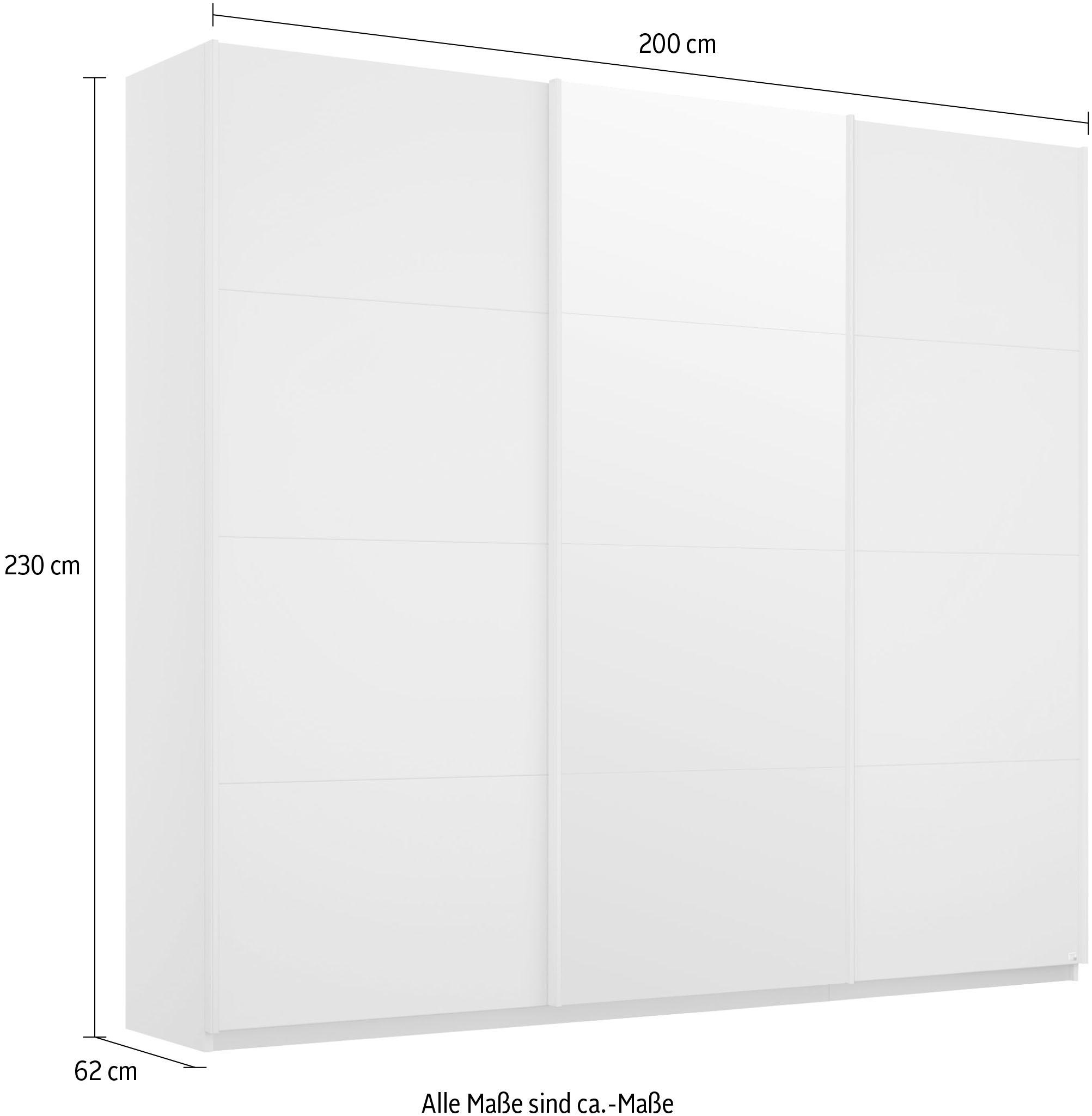 rauch Schwebetürenschrank »Kleiderschrank Schrank Garderobe Wäscheschrank BESTSELLER KEPAN«, inkl. Schubladen-Einsatz und extra Einlegeböden MADE IN GERMANY
