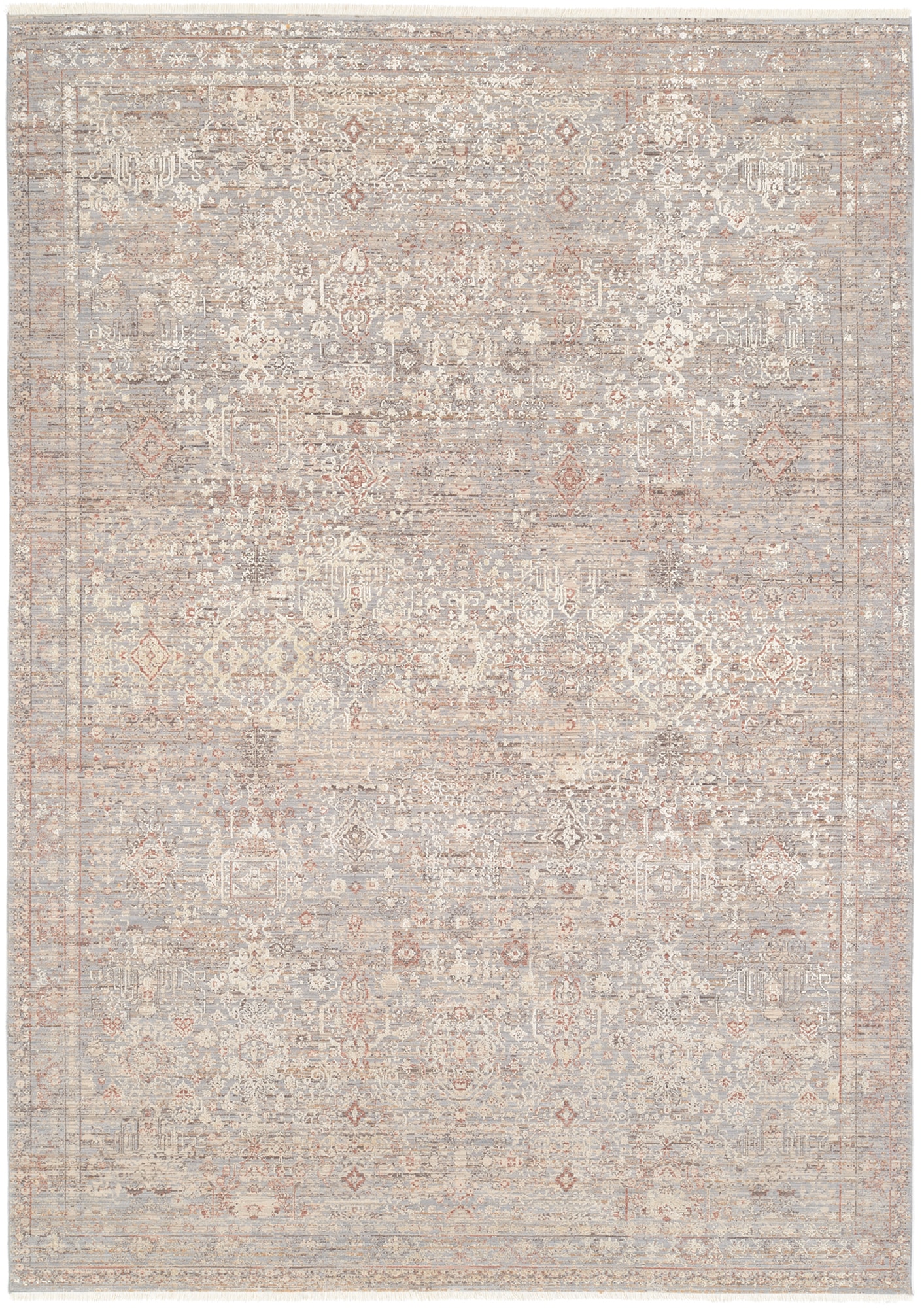 OCI DIE TEPPICHMARKE Teppich »FARBEN GRANDE«, rechteckig, Klassisches Muster, eingefasst, in 3-D-Optik