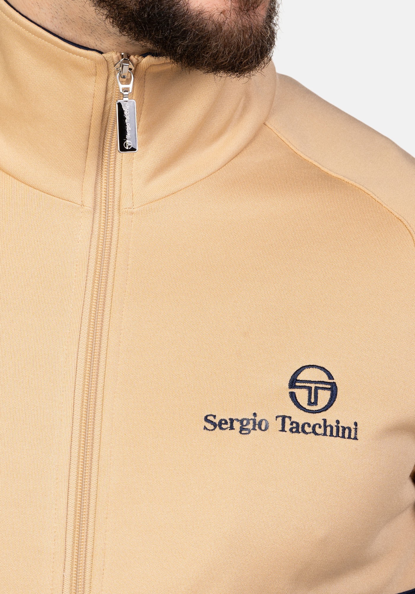 Sergio Tacchini Trainingsjacke »NEW DALLAS TRACK TOP Herren«, ohne Kapuze, Trainingsjacke Herren, leichte Jacke, Retro, Sportjacke, Outdoor, Sale