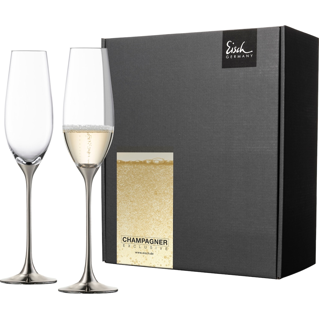 Eisch Sektglas »Champagner Exklusiv«, (Set, 2 tlg.)