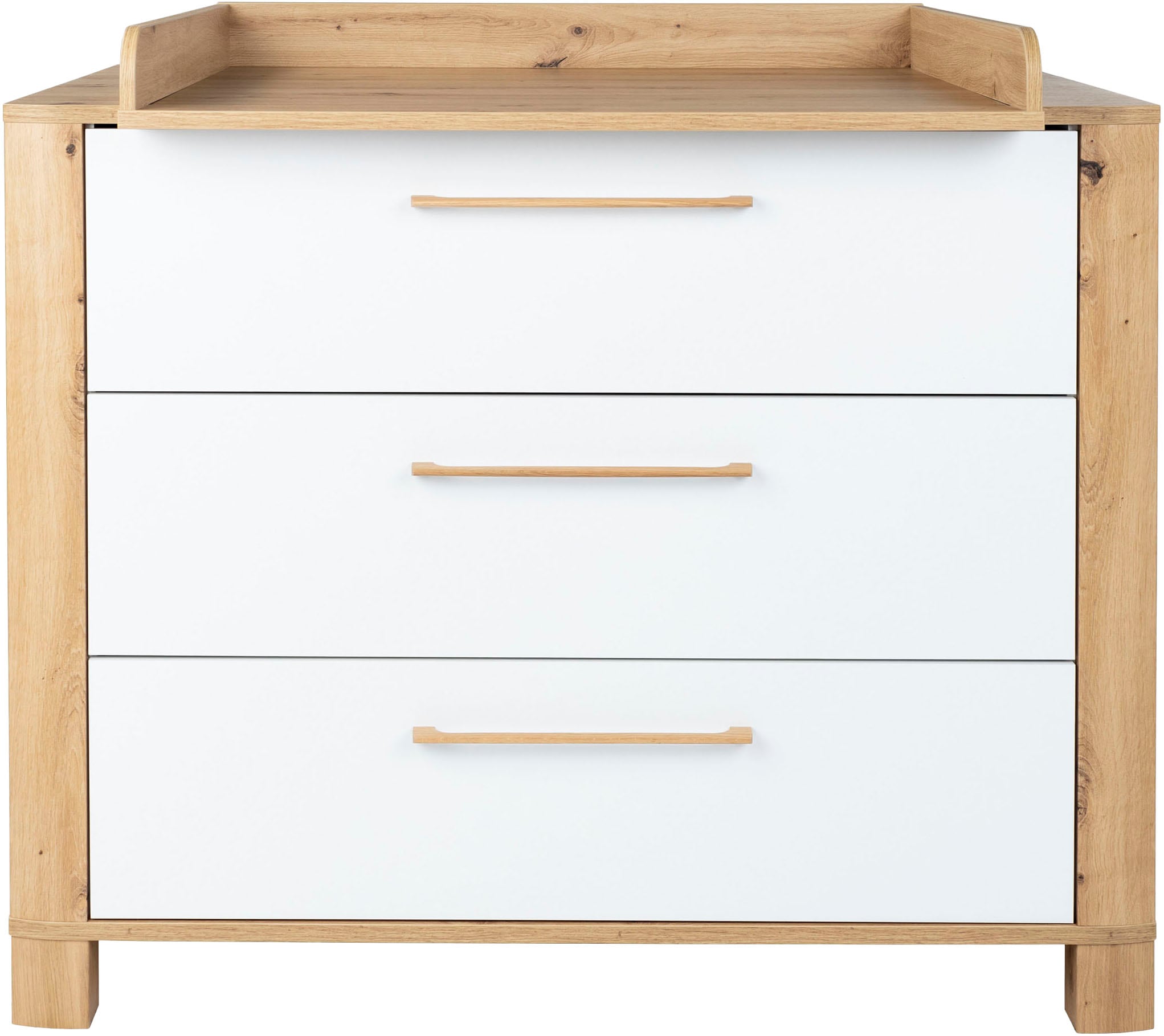 arthur berndt Babyzimmer-Komplettset »Babyzimmer Set »Marlon« 3-teilig«, (Set, 3 tlg., Kleiderschrank, Kinderbett und Wickelkommode)