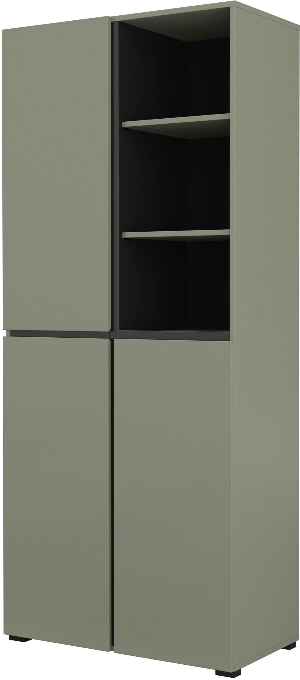 INOSIGN Schuhschrank »Cross, Höhe 183,5cm, modernes griffloses Schuhregal m günstig online kaufen