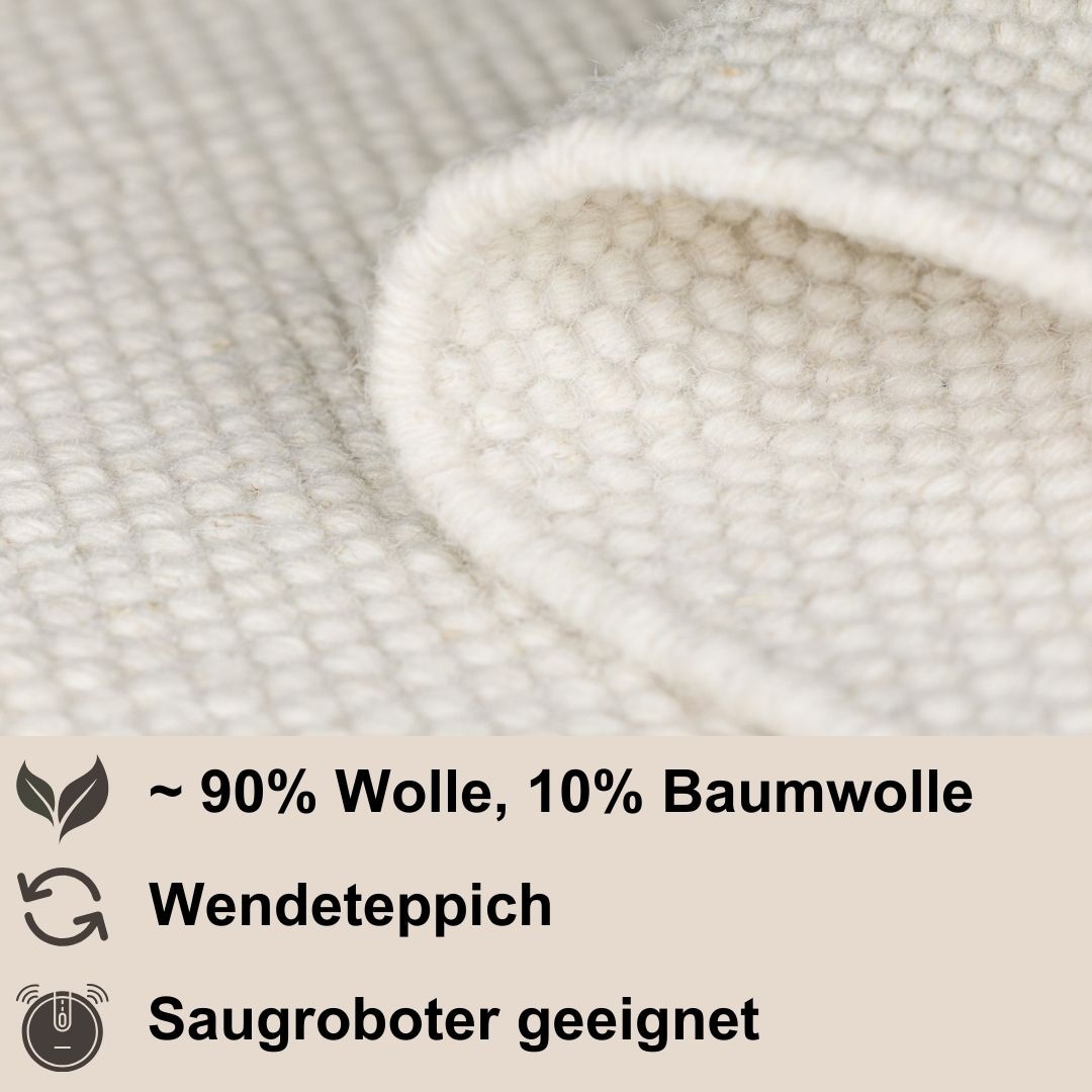 Myflair Möbel & Accessoires Wollteppich »WOOLY DREAM«, rechteckig, 10 mm Hö günstig online kaufen