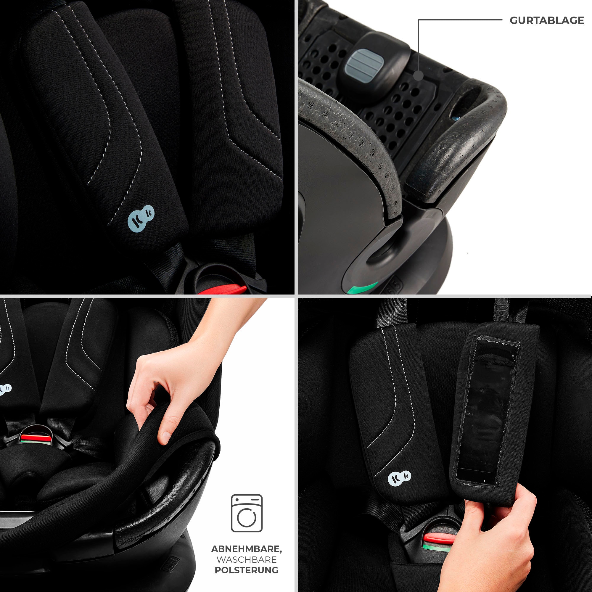 Kinderkraft Autokindersitz »XRIDER 2 i-Size« Klasse 0 / 1 / II / III (bis 36 kg) 360° – drehbarer Kindersitz