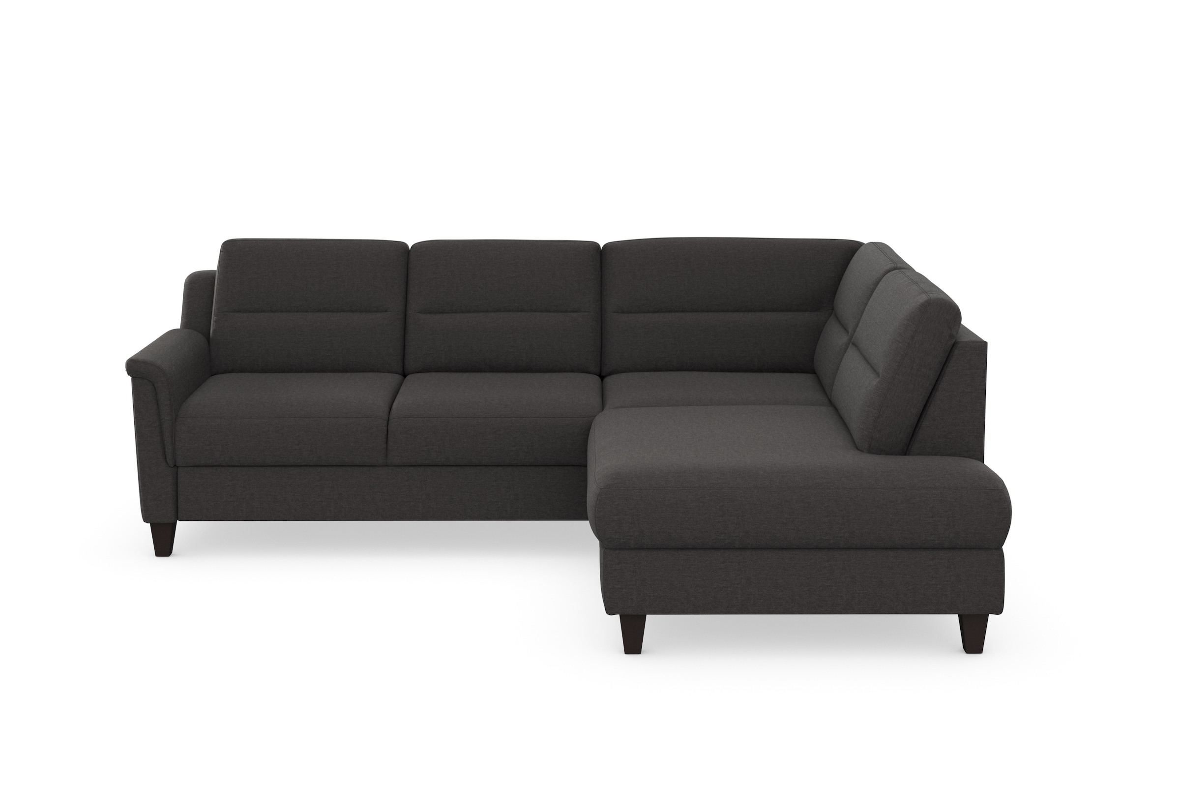 sit&more Ecksofa »Farö L-Form«, inklusive Federkern, wahlweise mit Bettfunktion und Bettkasten