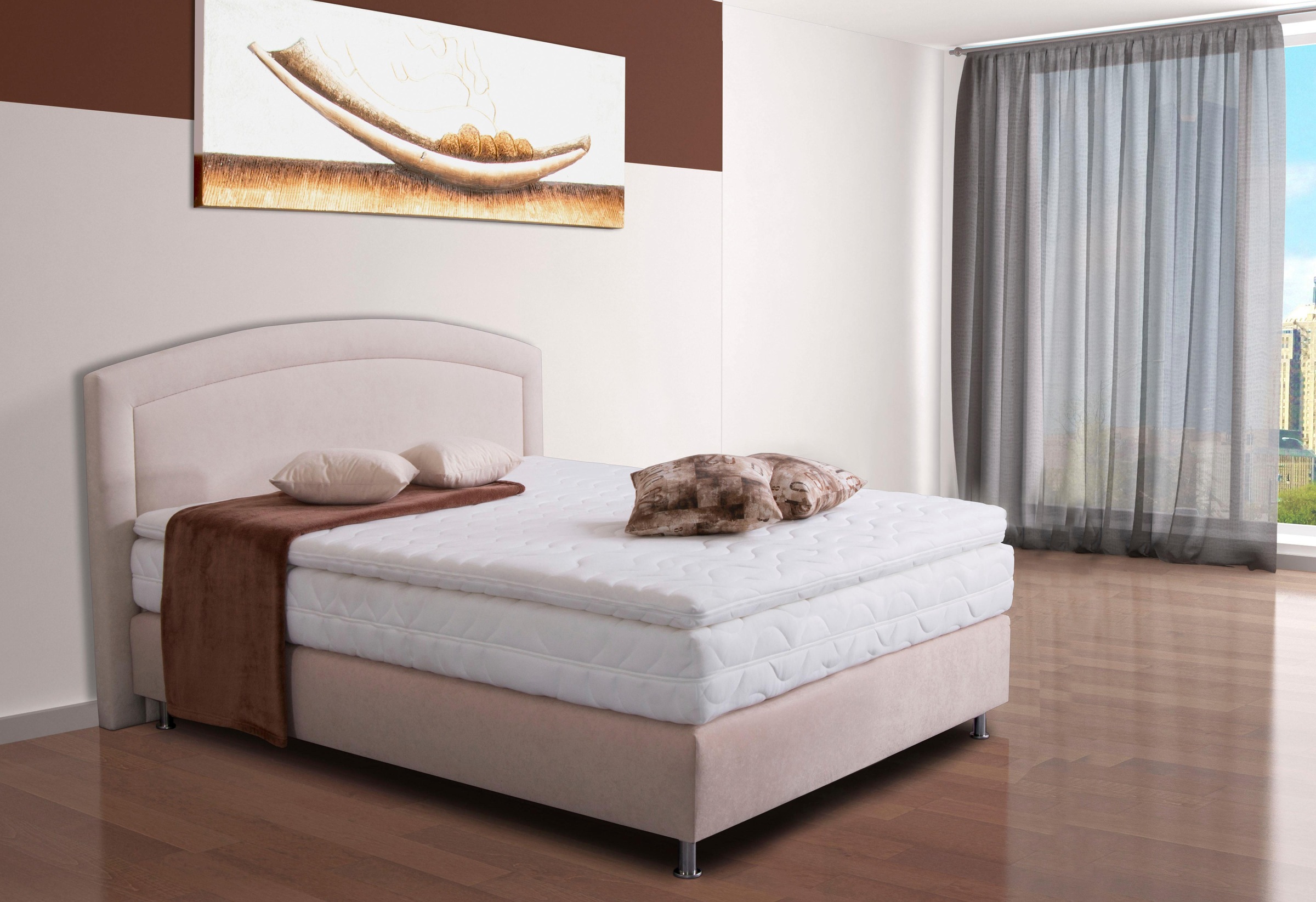 Westfalia Schlafkomfort Boxspringbett, mit Topper
