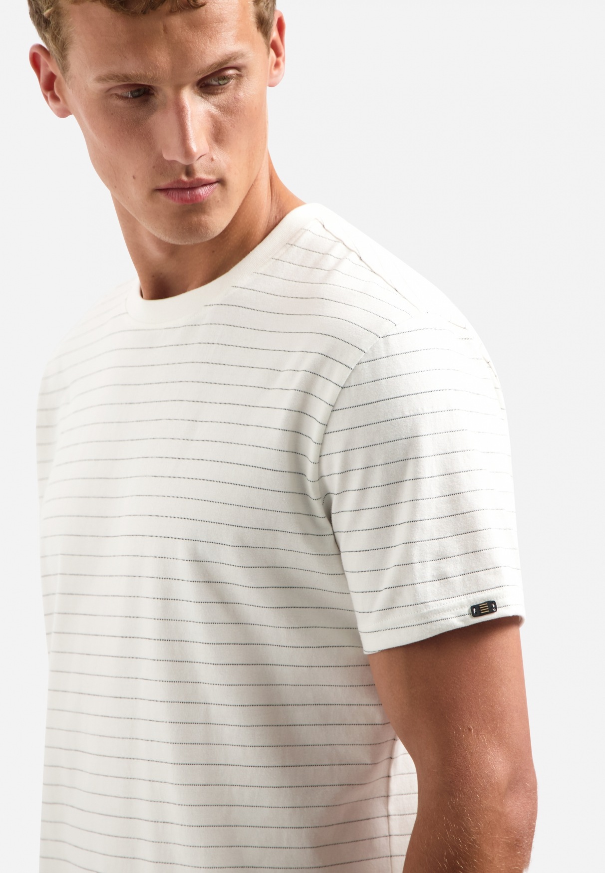 NO EXCESS T-Shirt »No Excess Gestreiftes T-Shirt«