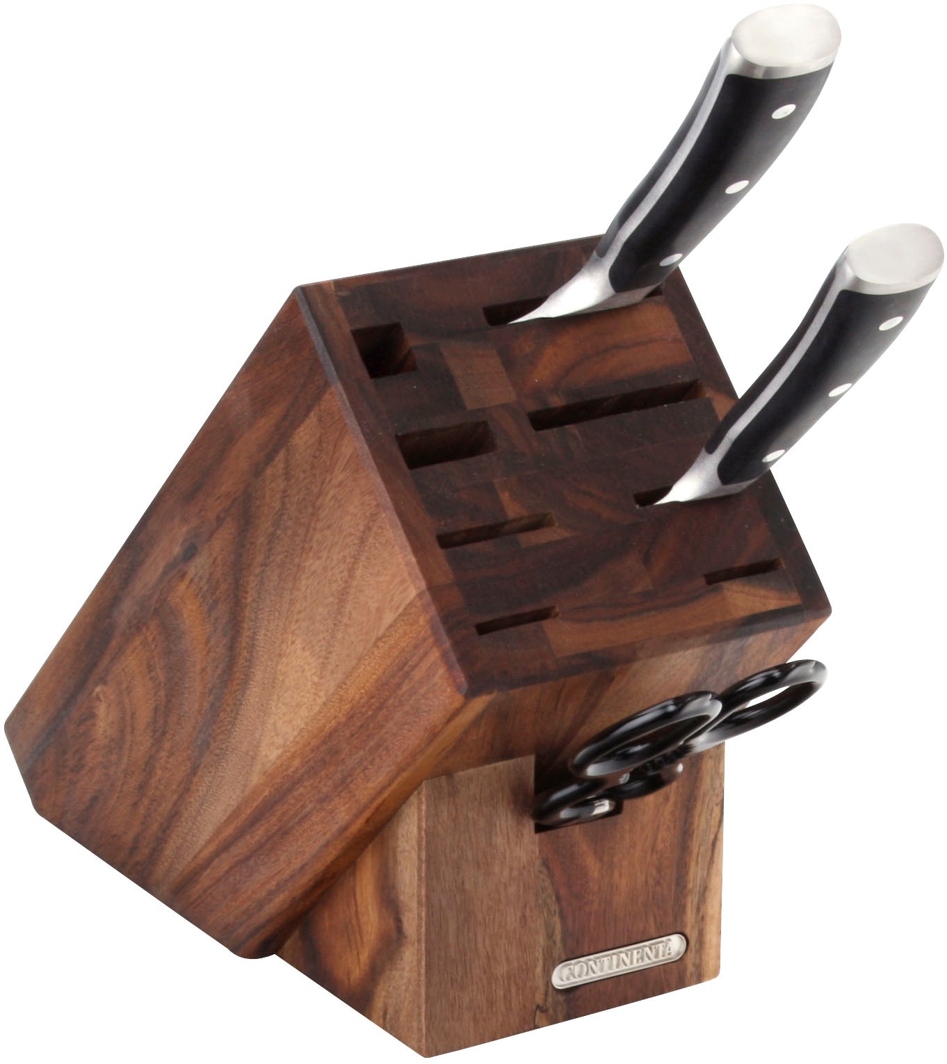 Continenta Messerblock 1 Stk. Akazie, 22x11,5x22cm günstig online kaufen