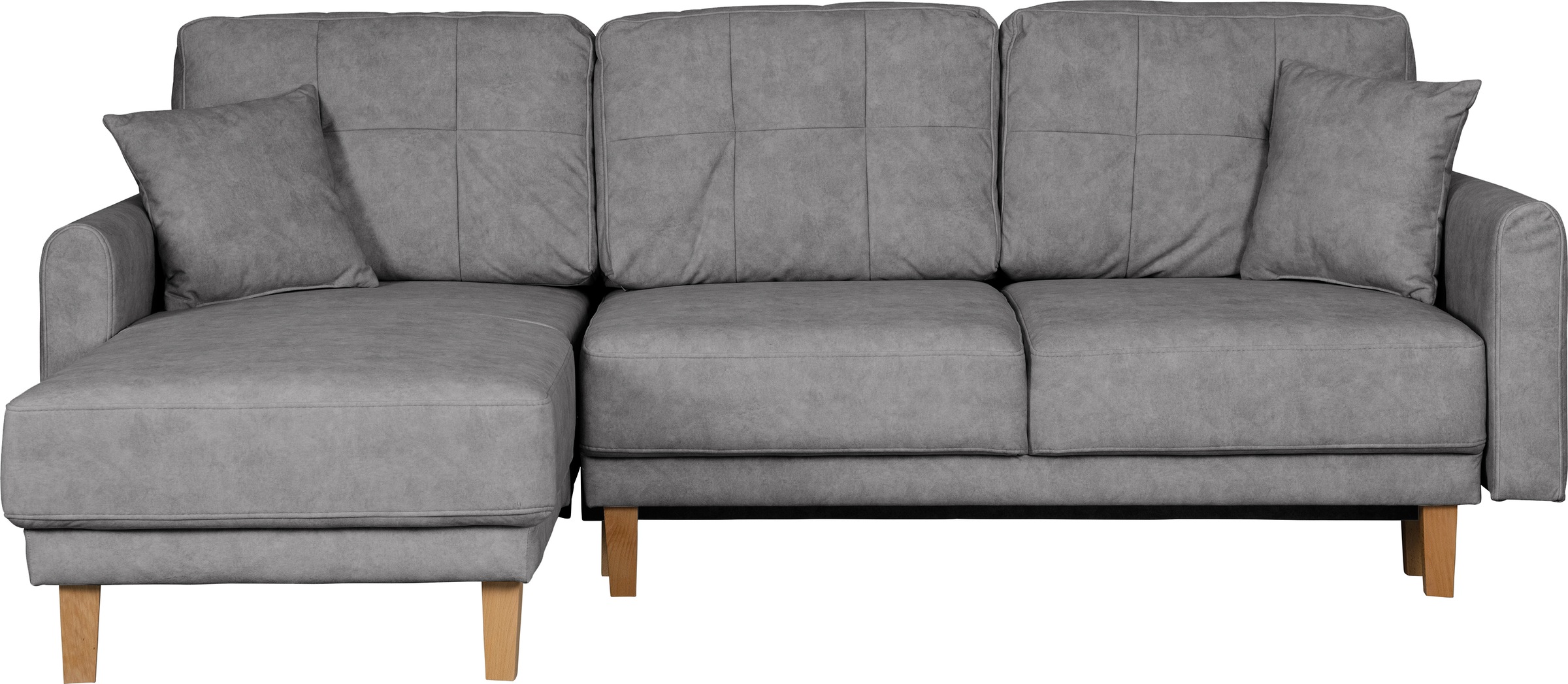 Home affaire Ecksofa »TRIPLO optionale Schlafsofa mit Bettkasten, Maße B/T/H: 234/164/89 cm«, L-Form wahlweise mit Bettfunktion - Liegefläche 132x210 cm