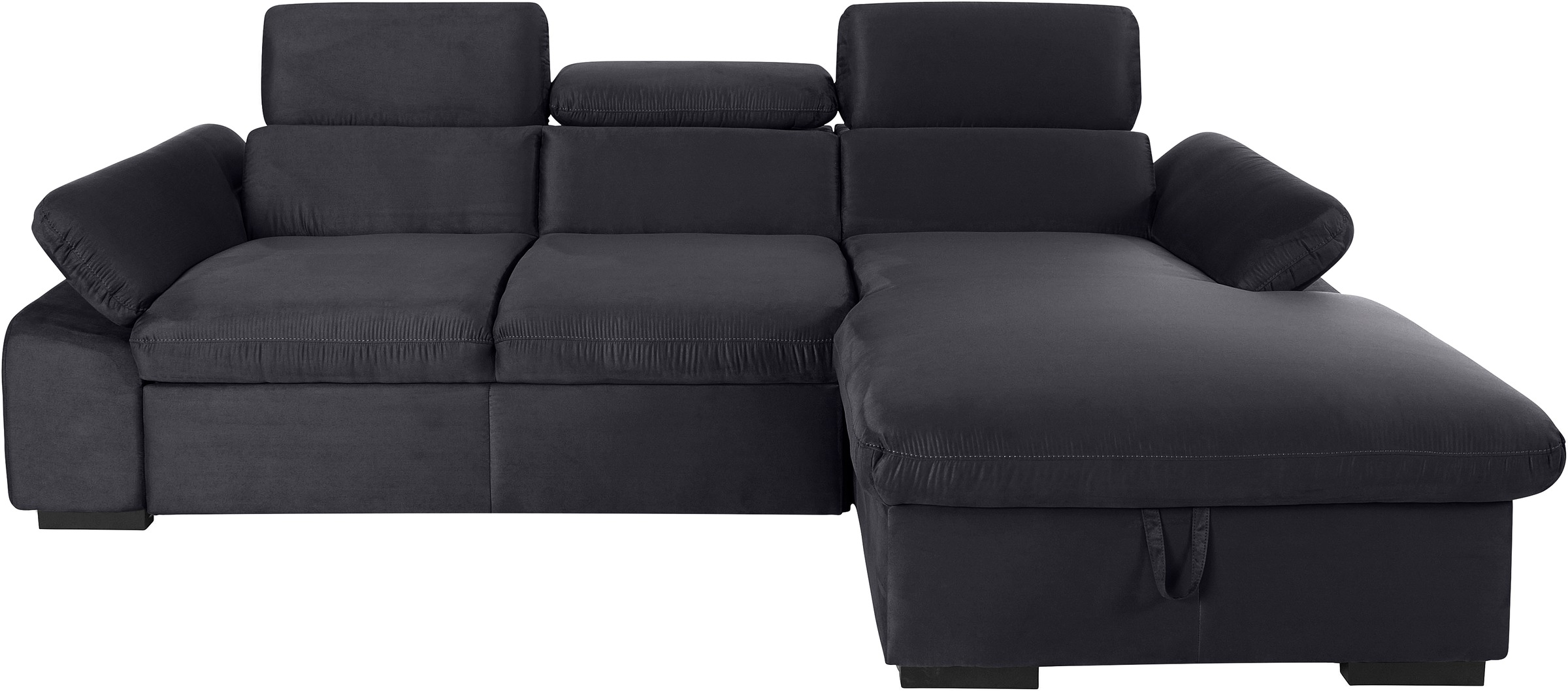 COTTA Ecksofa »Lola L-Form mit Kopfteilfunktion & Hocker« wahlweise mit Bet günstig online kaufen