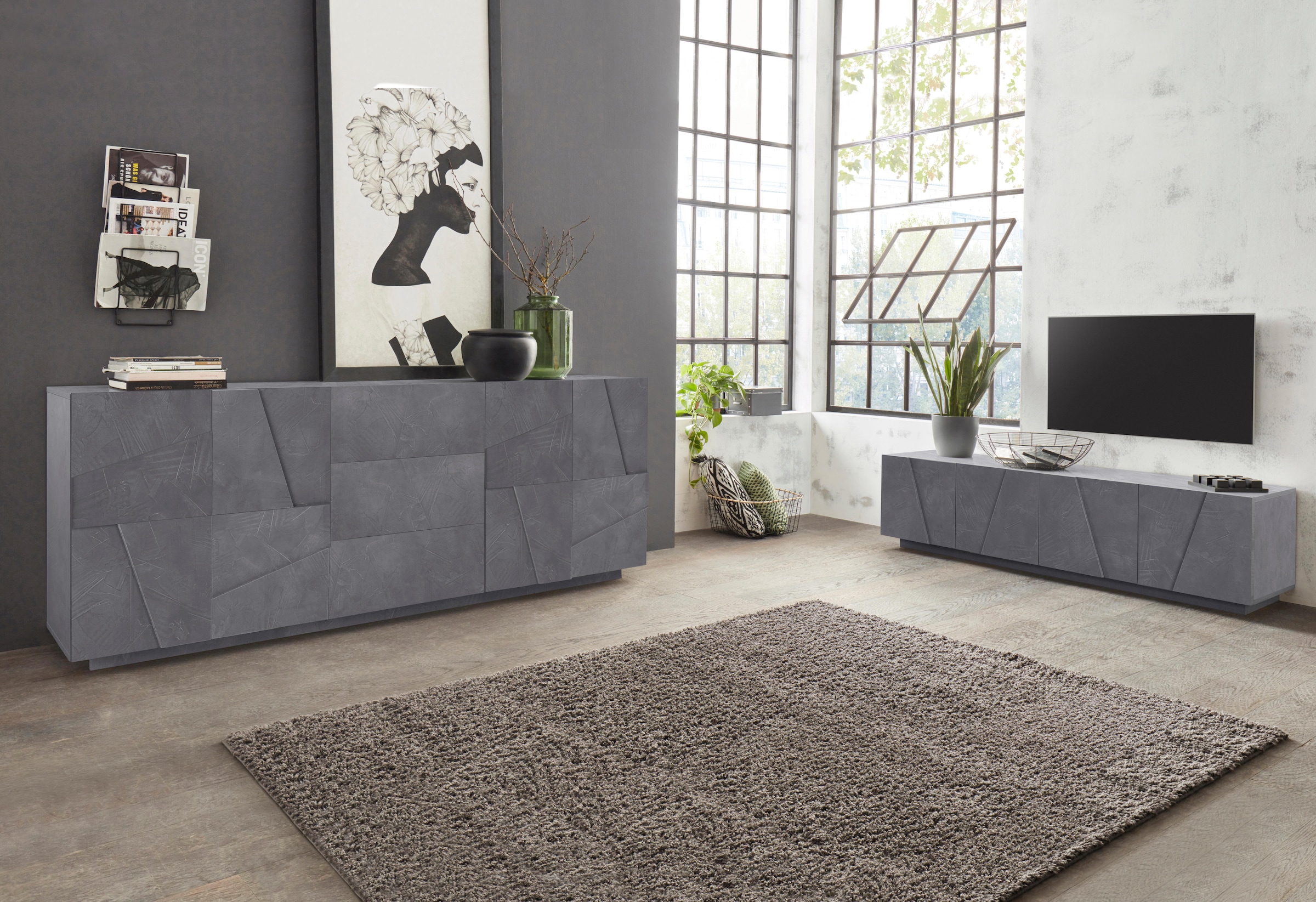 Tecnos Sideboard »PING«, Breite 224 cm auf Raten kaufen