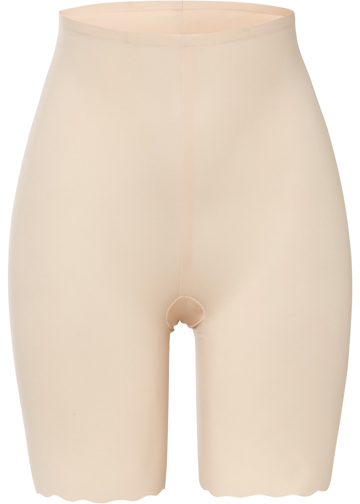 bonprix Lange Unterhose in Radler-Länge, mit Shaping Effekt, gewellter Lasercut Saum