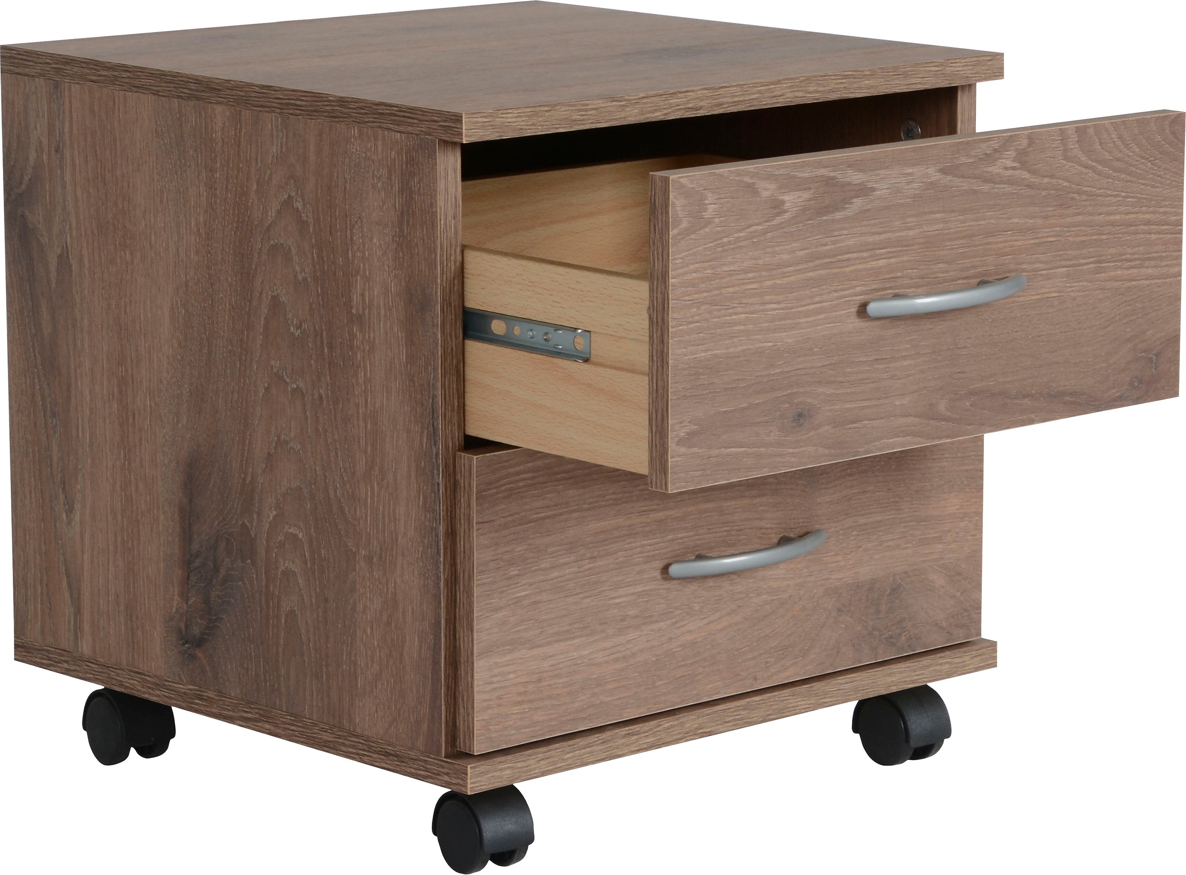 VOGL Möbelfabrik Rollcontainer »1191, Bürocontainer, Nachtschrank«, (1 St.), Ausführungen mit/ohne Schubladen, Höhe 41 cm, Made in Germany