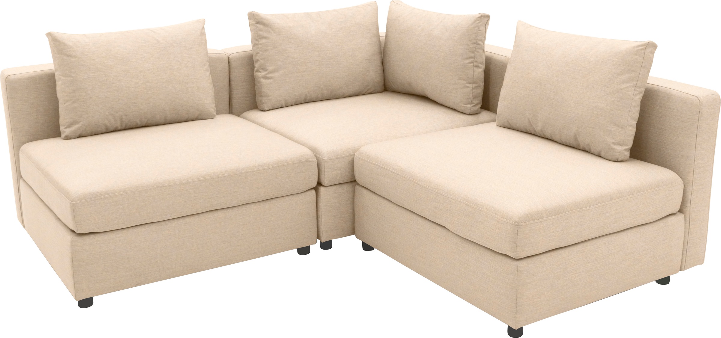 DOMO collection Ecksofa »Solskin, individuell erweiterbar/kombinierbar L-Fo günstig online kaufen