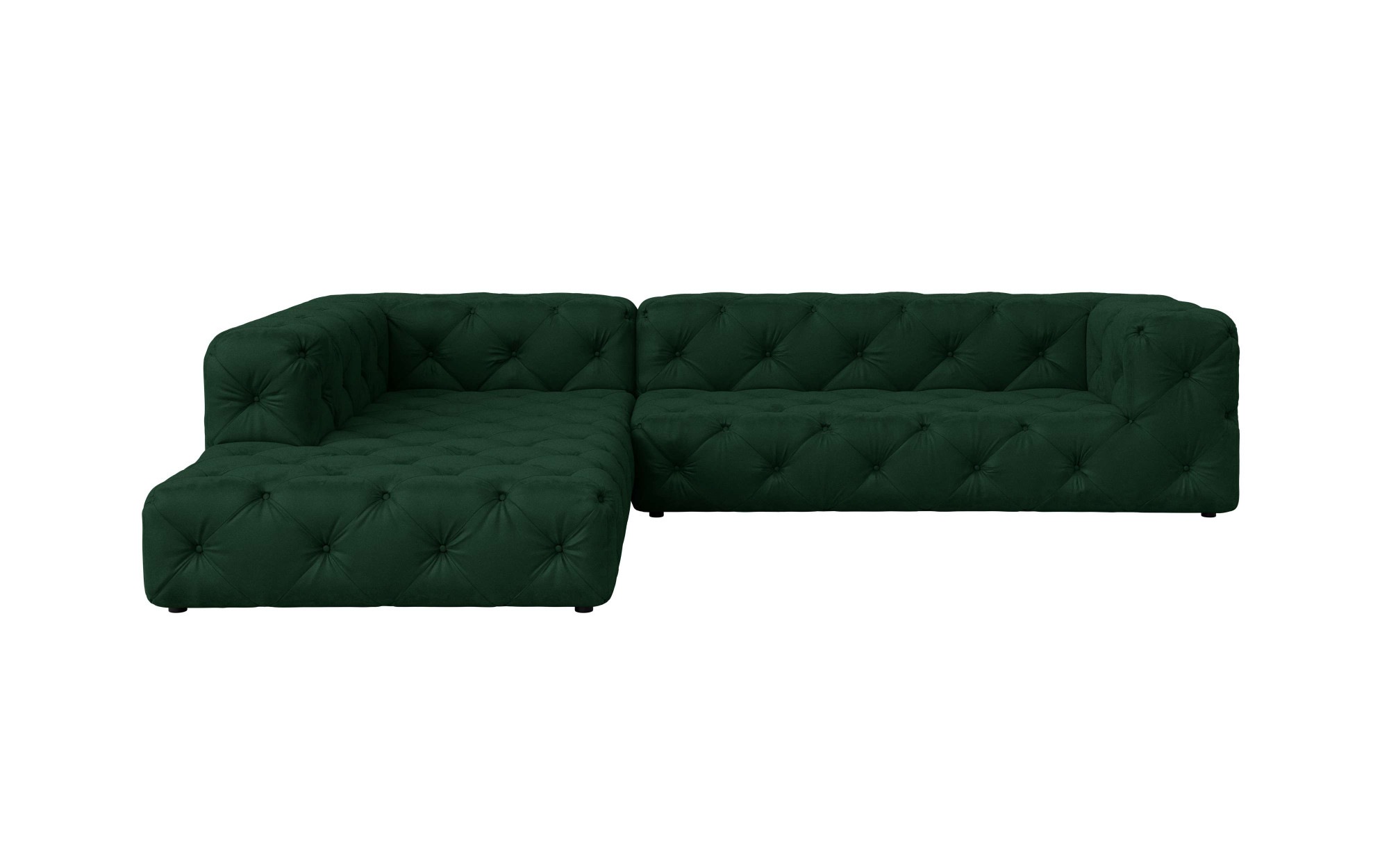 Home affaire Ecksofa »FOLLINA« L-Form, mit klassischer Chesterfield-Knopfhe günstig online kaufen