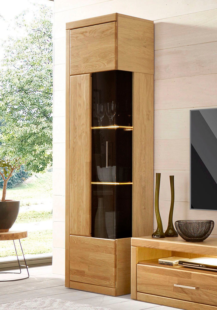 Home affaire Vitrine »Ribe,180cm hoch,5 Fächer,2 Glasböden variabel einsetz günstig online kaufen