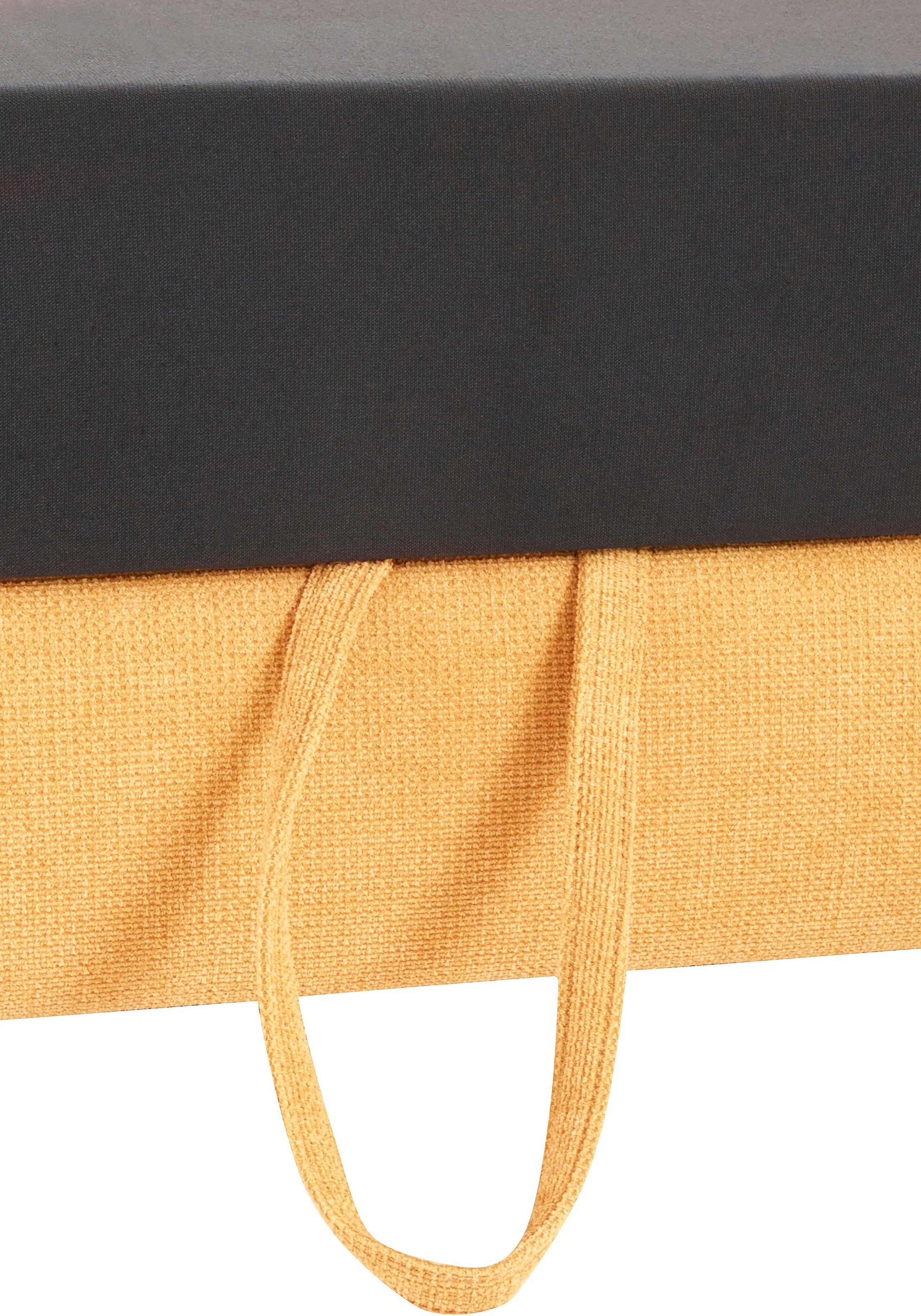 sit&more Ecksofa »Santorini L-Form«, mit Federkern und Sitztiefenverstellung, wahlweise mit Bettfunktion
