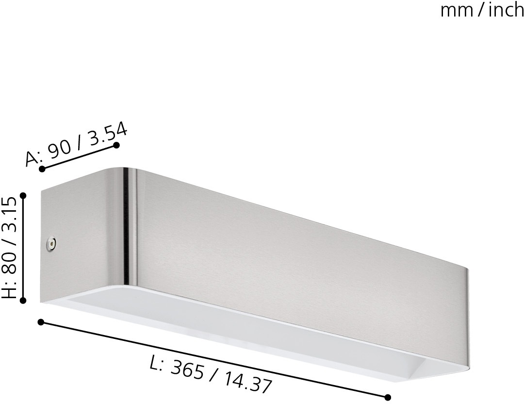 EGLO Wandleuchte »SANIA 4«, 1 flammig, Leuchtmittel LED-Board   LED fest in günstig online kaufen