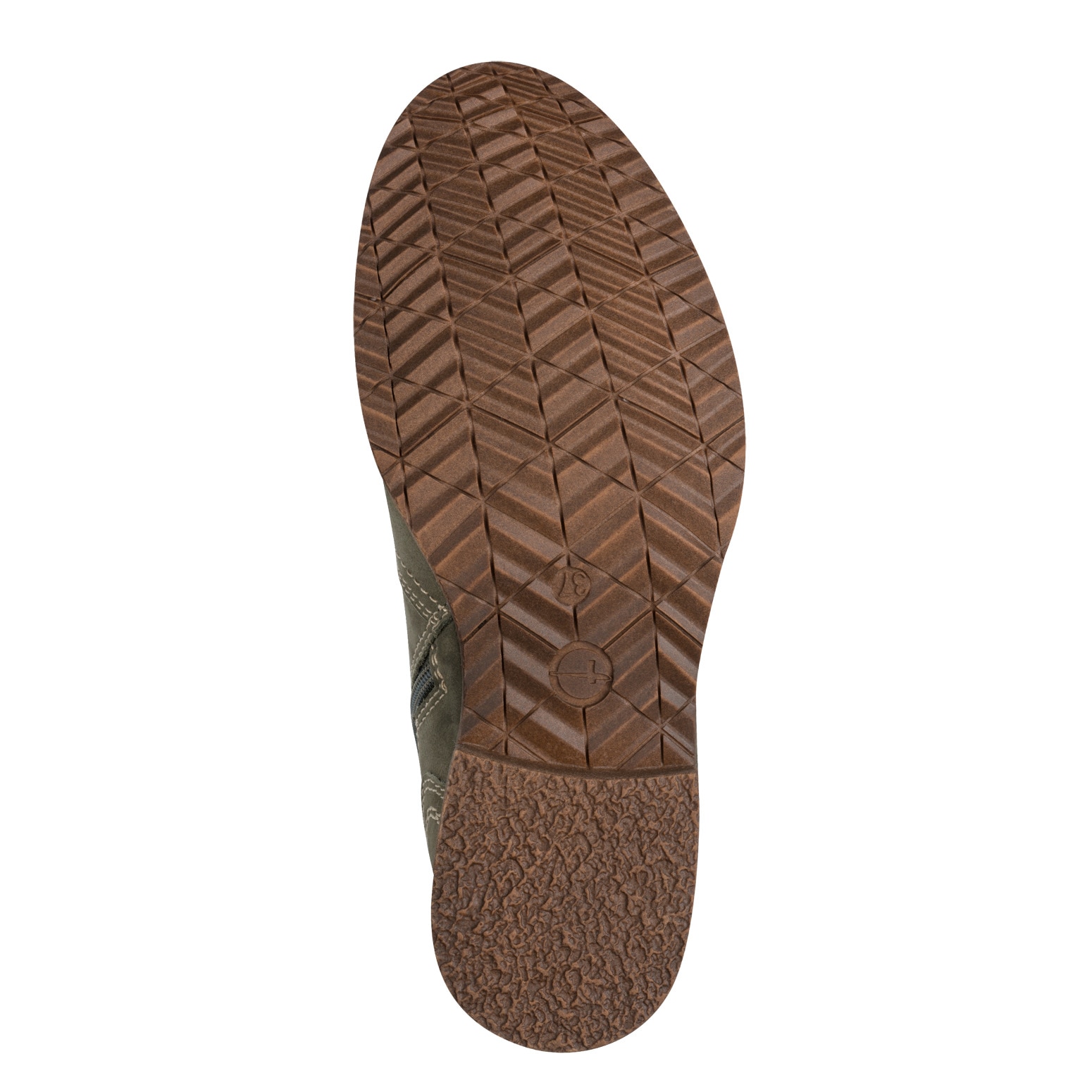 Tamaris Chelseaboots, Blockabsatz, Stiefelette mit Kontrastnähten und Kontrastdetails