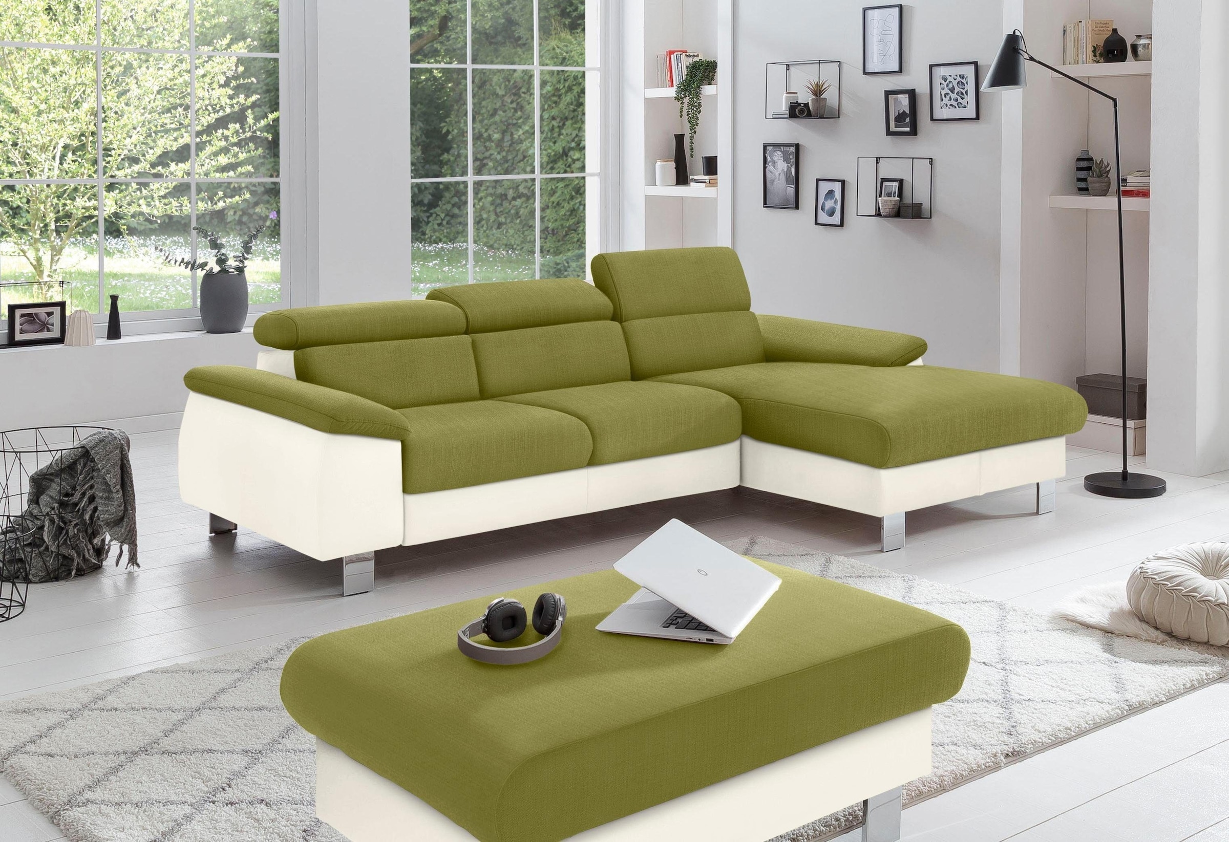COTTA Polstergarnitur »Komaris L-Form«, (Set), Set bestehend aus: Ecksofa m günstig online kaufen