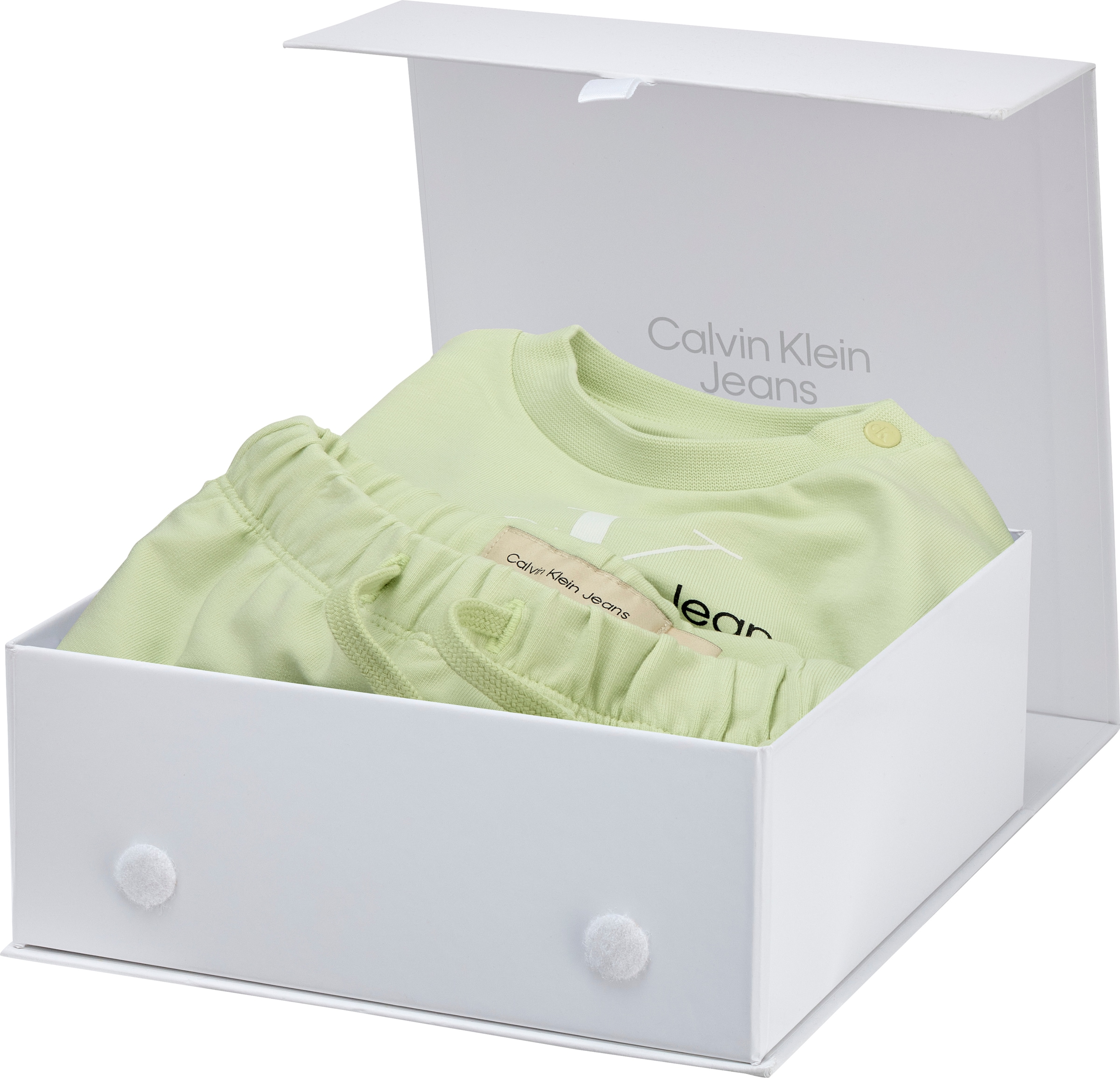 Calvin Klein Jeans Shirt & Hose »MONOGRAM CN SWEATSHIRT SET«, für Babys bis 2 Jahre, Geschenkset