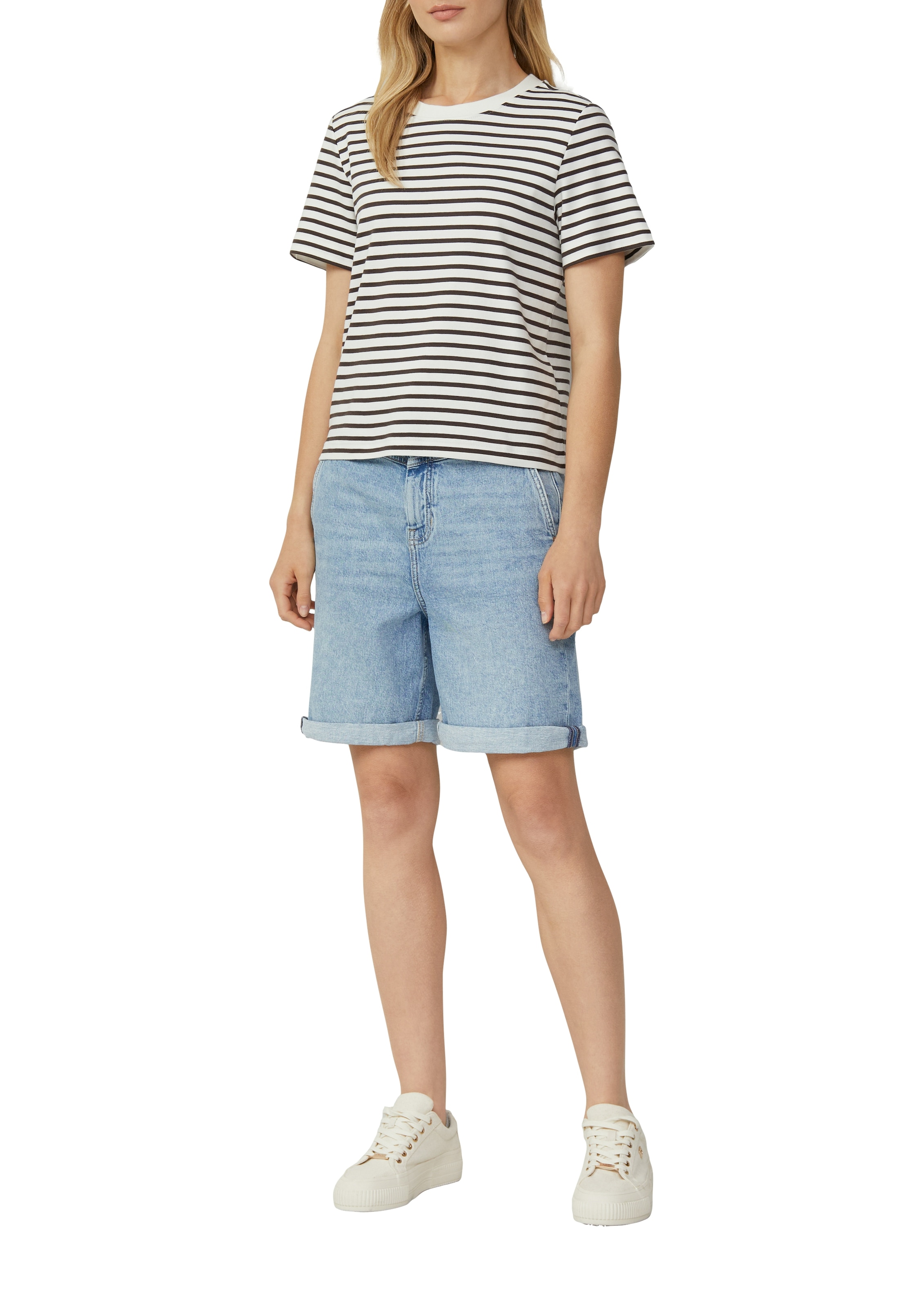 s.Oliver T-Shirt, mit Streifen Muster