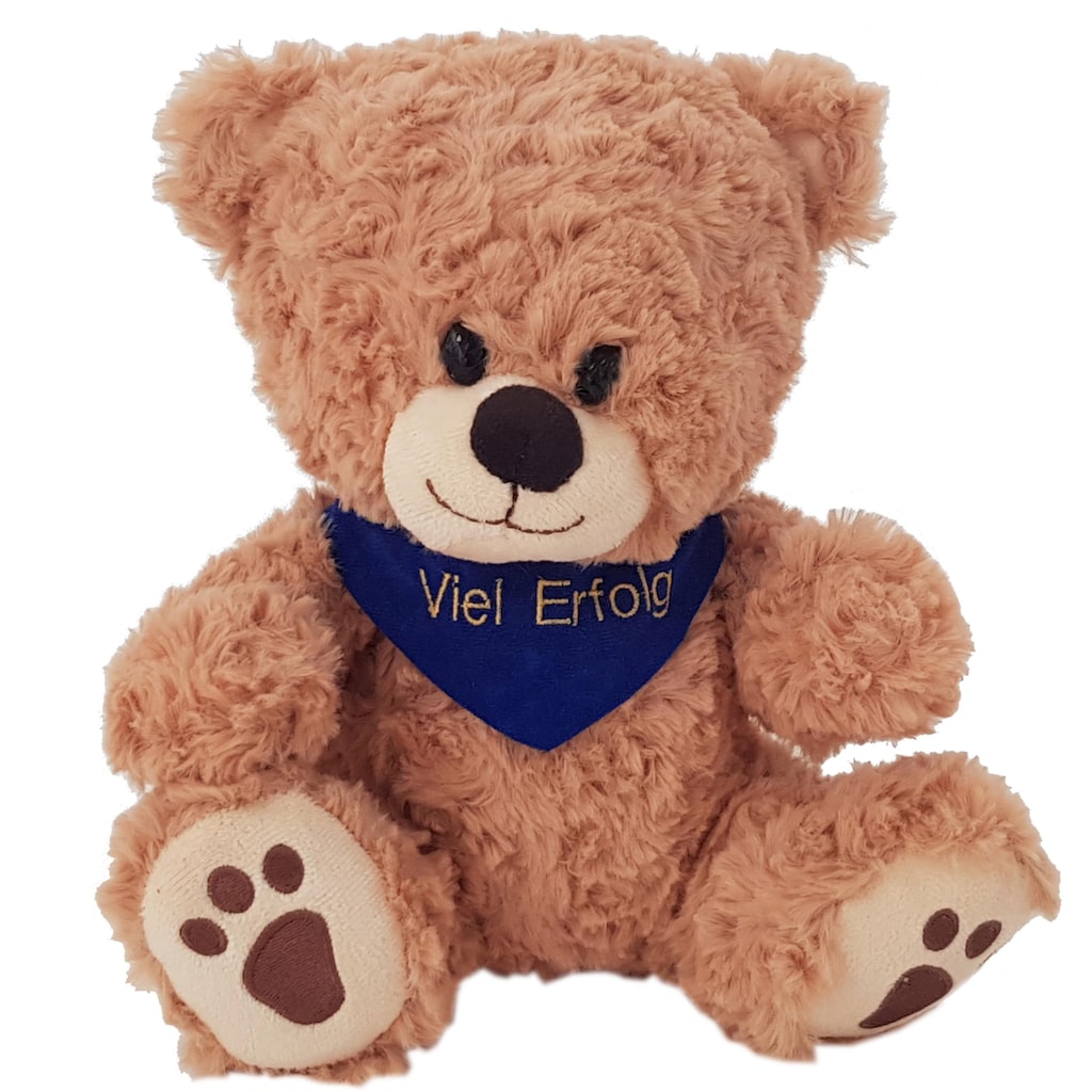 Heunec® Kuscheltier »Bär, sitzend mit blauem Halstuch«