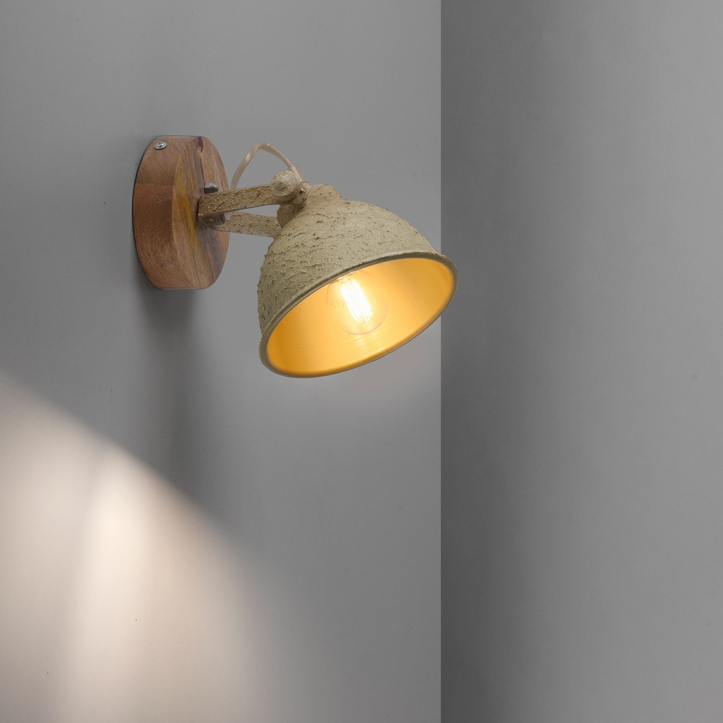 JUST LIGHT Wandleuchte »SAMIA«, 1 flammig, Leuchtmittel E14 | ohne Leuchtmittel, ExklusiveE14