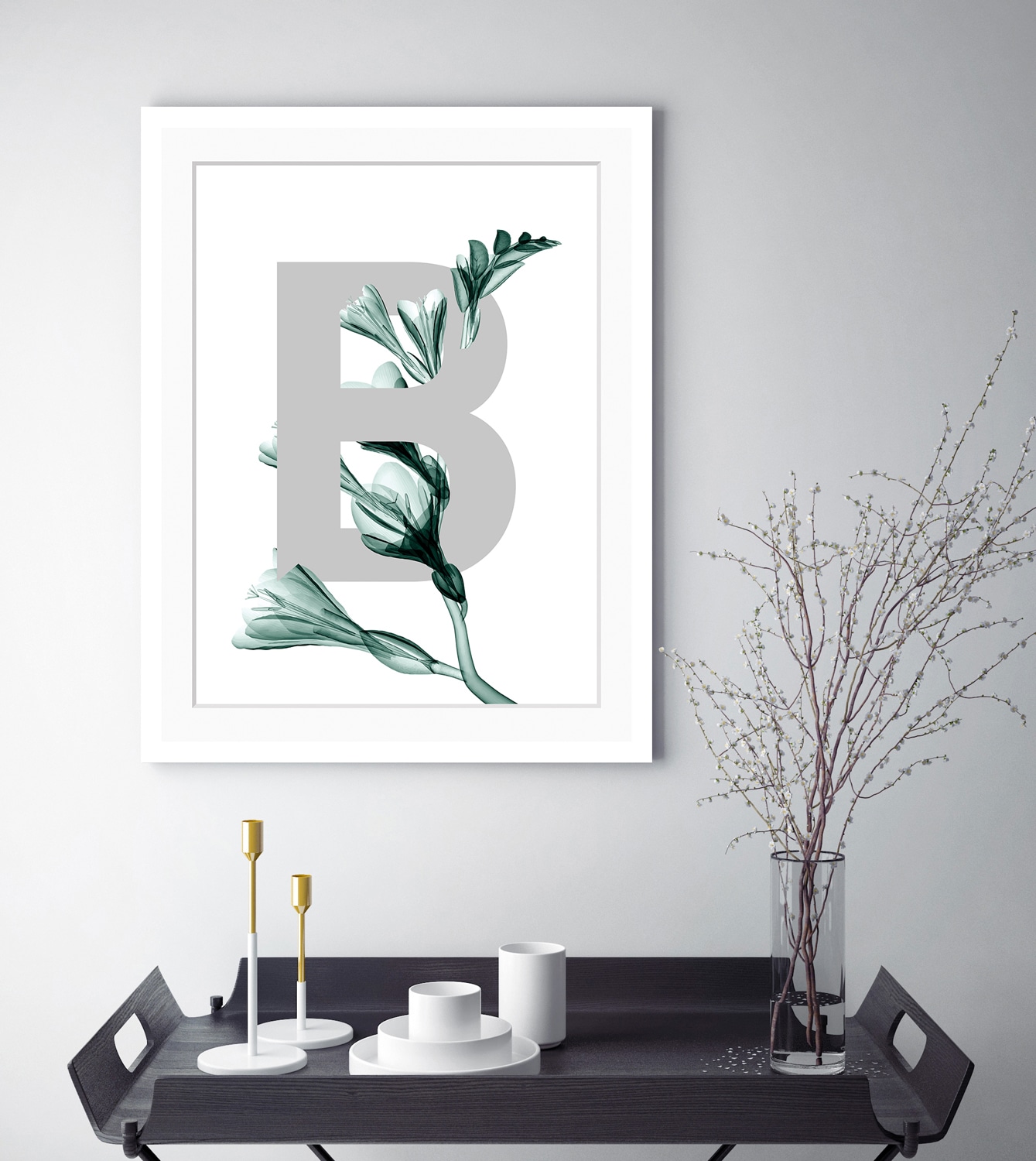 queence Bild »B-Flower« Buchstaben   Pflanzen   Pflanzenbilder günstig online kaufen