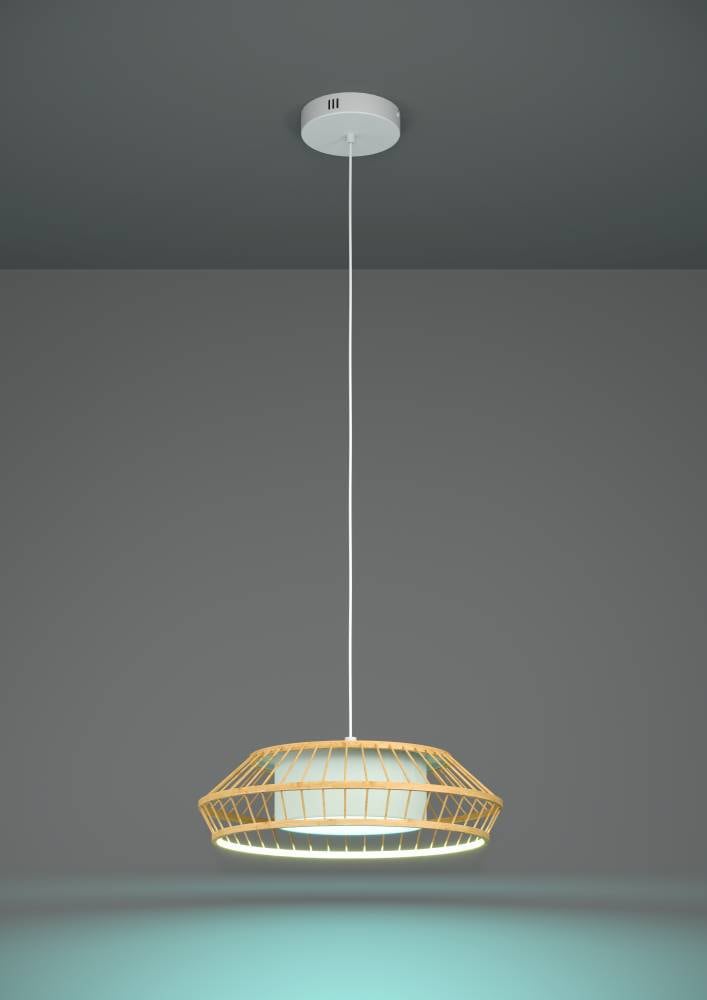 EGLO Hängeleuchte »YUKU-Z«, 1 flammig, Leuchtmittel LED-Modul | LED fest integriert, Hängelampe, ZigBee, App und Sprachsteuerung Alexa, RGB, dimmbar
