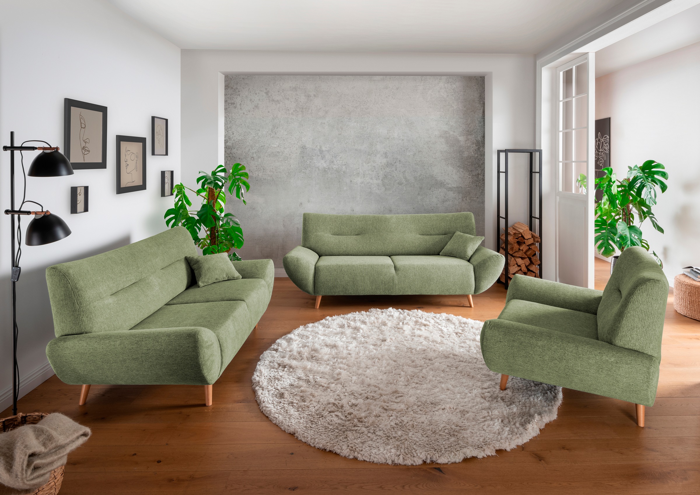 Home affaire Polstergarnitur »Drago elegant und zeitlos, komfortabel, moder günstig online kaufen