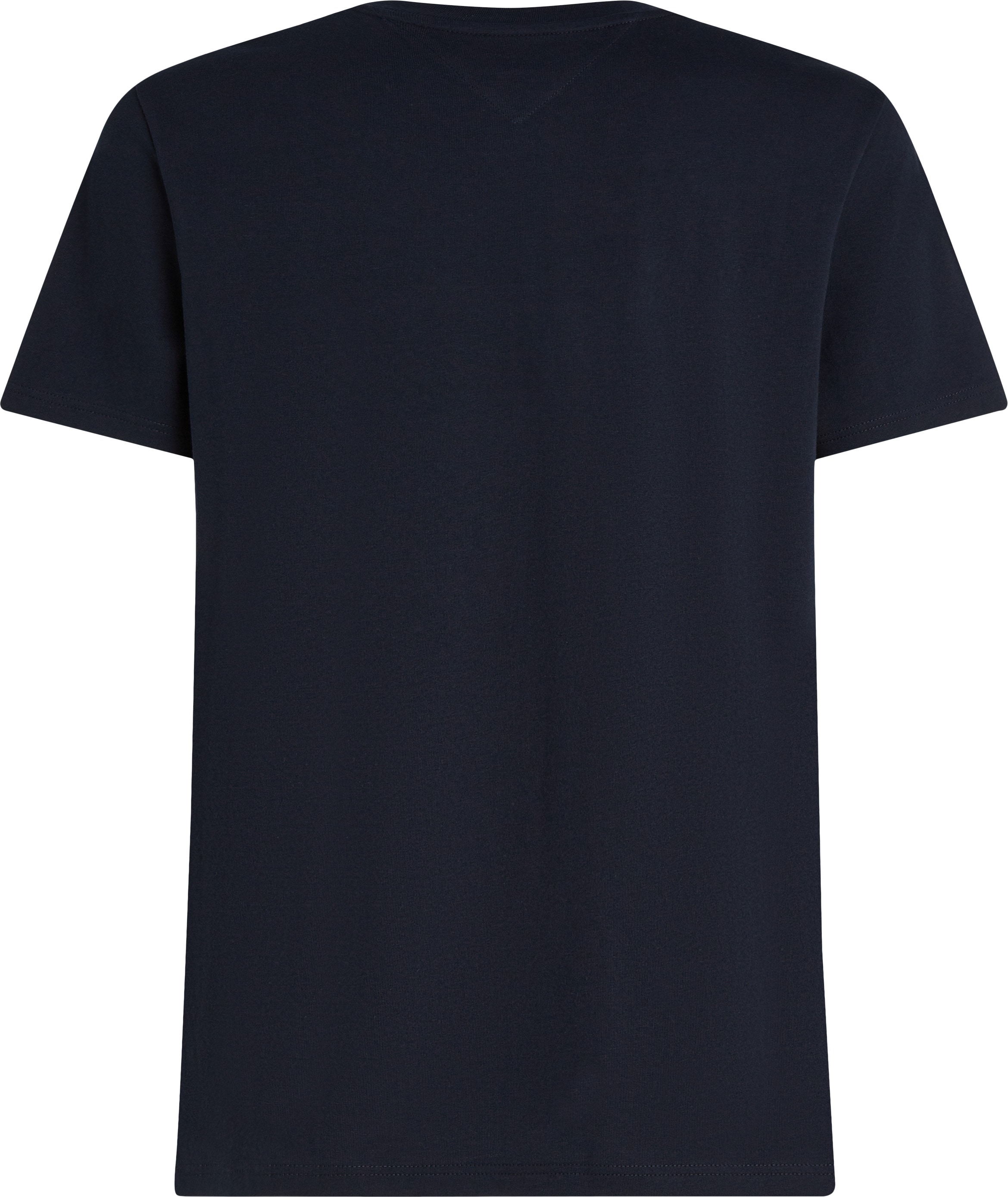 Tommy Hilfiger T-Shirt »AMERICANA MONOTYPE FLAG BOX TEE«, Mit markanter Stickerei