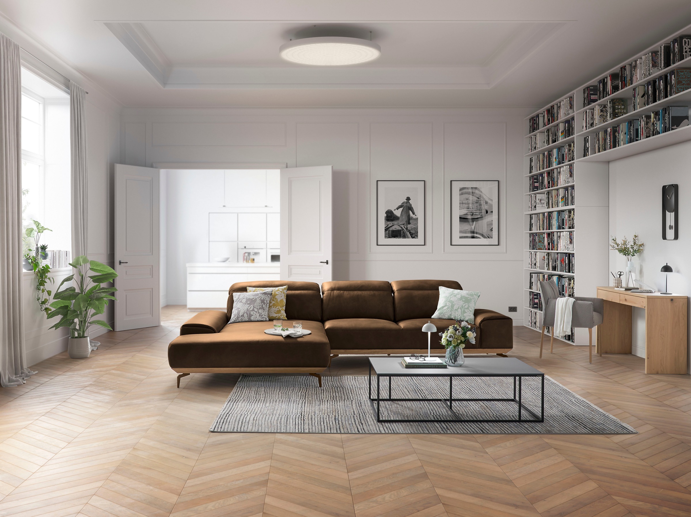 Musterring Wohnlandschaft "MR 2490 Ecksofa mit erstklassigem Sitzkomfort, L günstig online kaufen