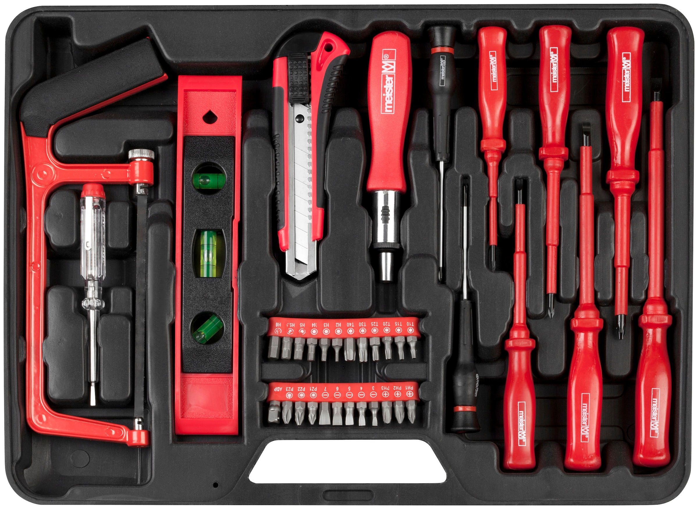 meister Werkzeugset »Haushaltskoffer / 8973630«, 60-teilig - Werkzeug-Set  für den täglichen Gebrauch jetzt im %Sale