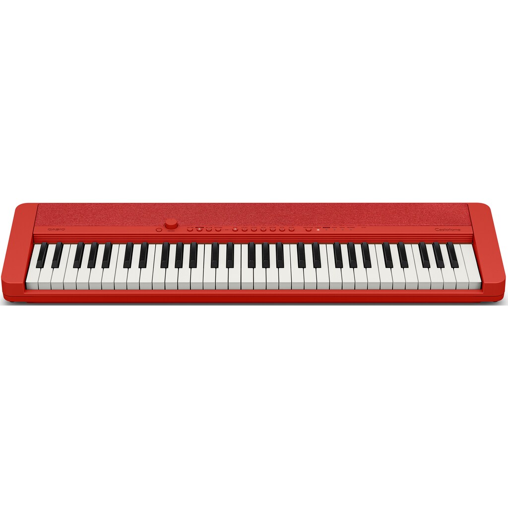 CASIO Home-Keyboard »Piano-Keyboard-Set CT-S1RDSET«, (Set, inkl. Keyboardständer, Sustainpedal und Netzteil)