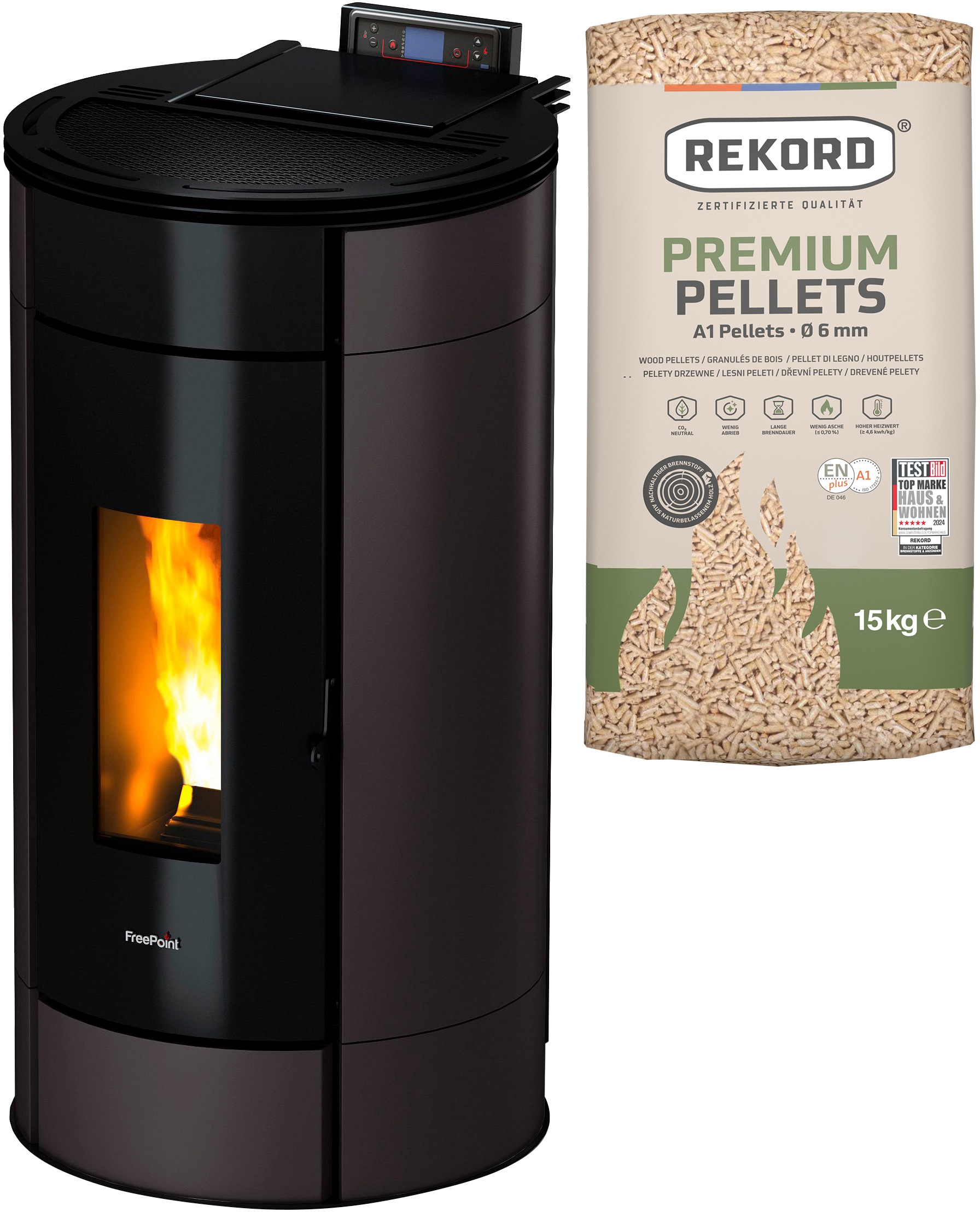 Freepoint Pelletofen »Globe airtight«, 352 W, 230 V