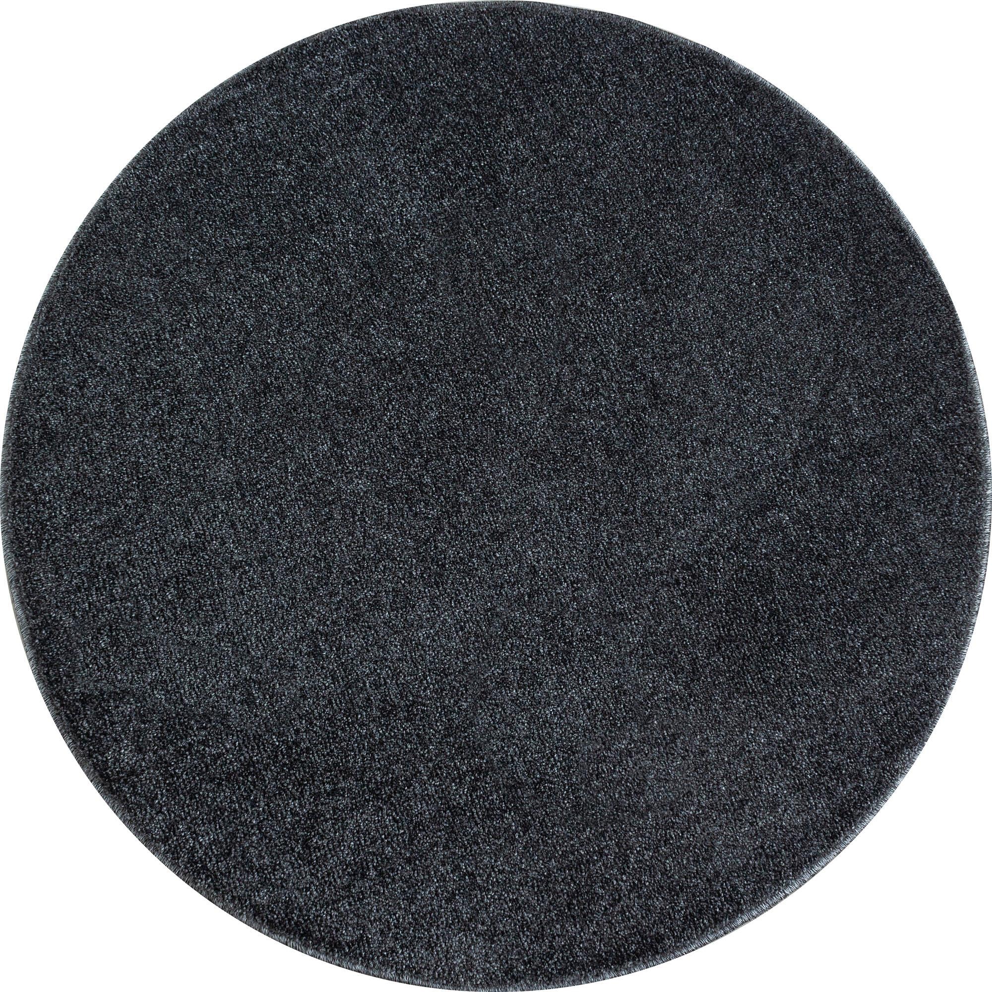 Ayyildiz Teppiche Teppich »ATA«, rund, 10 mm Höhe, Kurzflor, uni, große Far günstig online kaufen